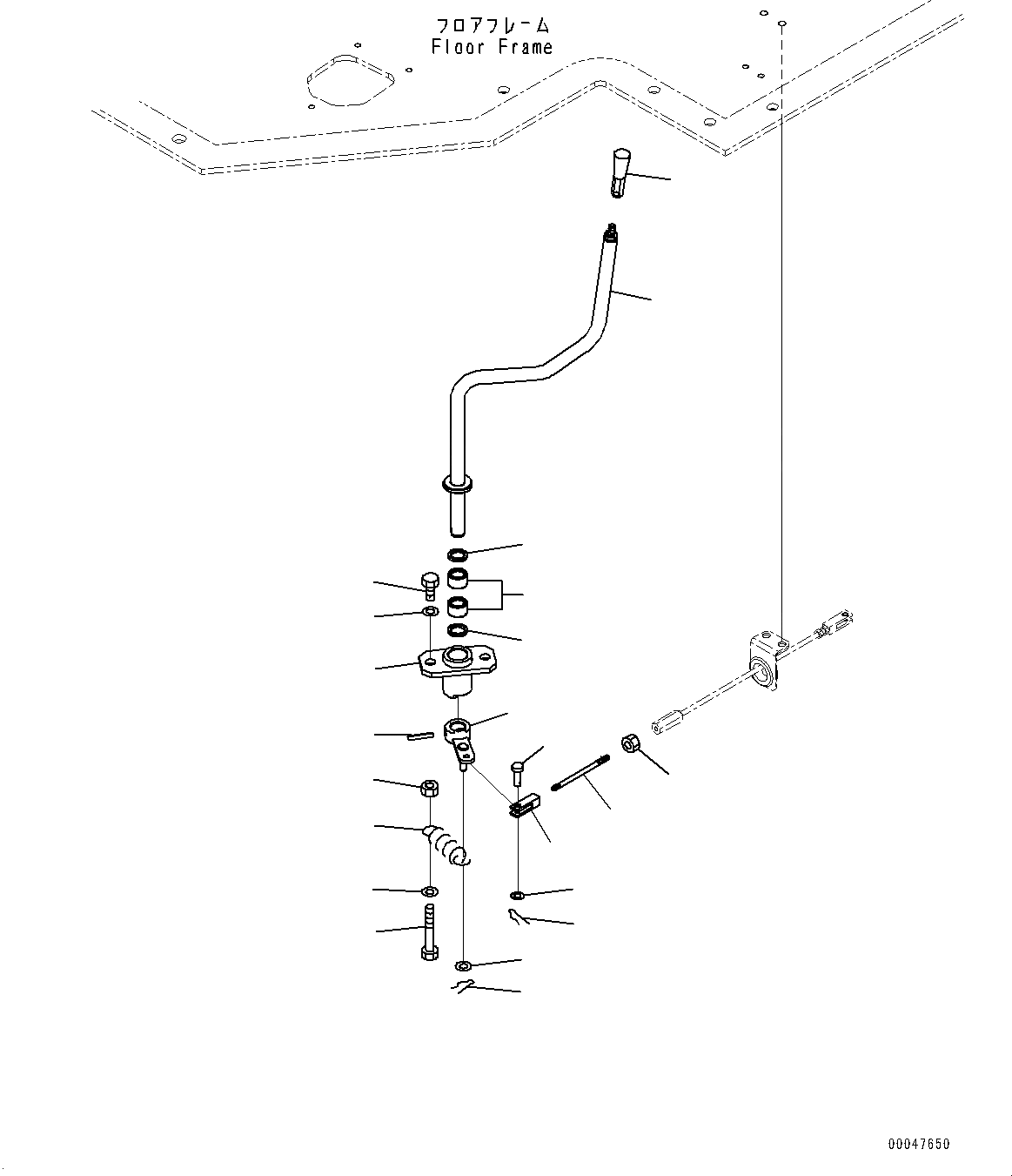 Схема запчастей Komatsu WA600-6 - КАБИНА, РЫЧАГ БЛОКИРОВКИ (№8-) КАБИНА, ADVANCED ДЖОЙСТИК СИСТЕМАУПРАВЛЕНИЯ ПОВОРОТОМ(AJSS), VHMS, ORBCOMM