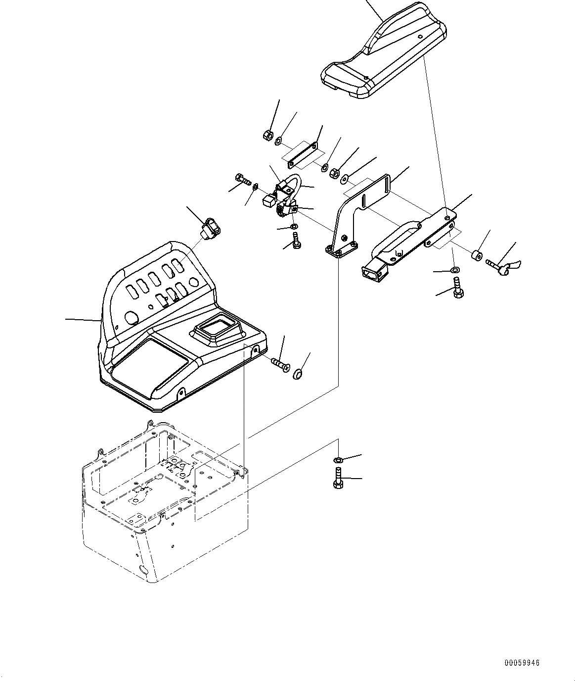 Схема запчастей Komatsu WA600-6 - ПОЛ, КОНСОЛЬ COVER, ПРАВ. (№8-) ПОЛ, СИДЕНЬЕ ОПЕРАТОРА, GRAMMER, AJSS, ЕС БЕЗОПАСН. REGULATION, ECSS, VHMS