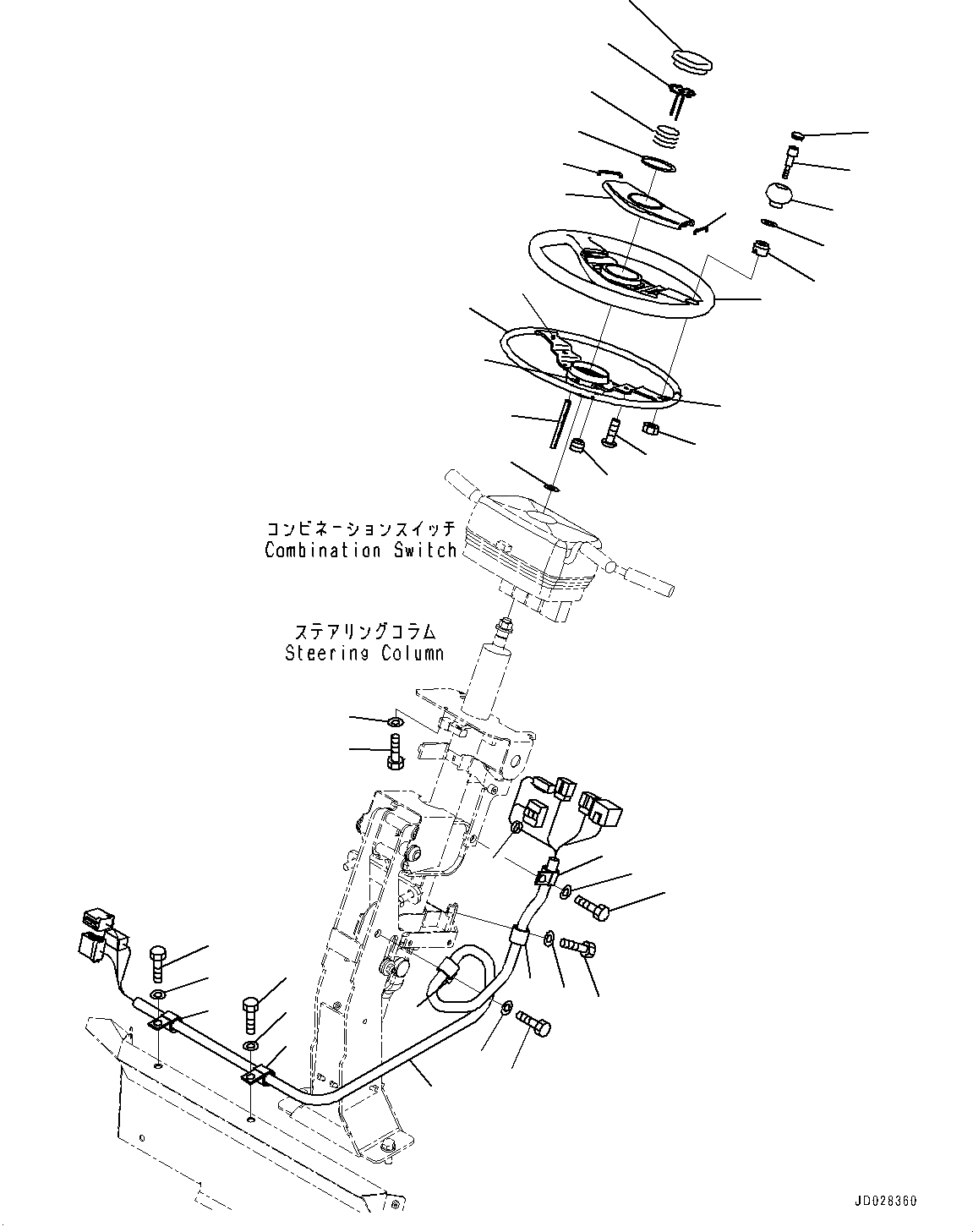 Схема запчастей Komatsu WA600-6 - ПОЛ, РУЛЕВОЕ КОЛЕСО (№8-) ПОЛ, НАКЛОН.ABLE РУЛЕВОЕ КОЛЕСО, 78MM РЕМЕНЬ БЕЗОПАСНОСТИ, -POINT ТИП, С ВОЗД. ПОДВЕСКОЙ СИДЕНЬЕ ОПЕРАТОРА, GRAMMER, KOMTRAX, CHINA