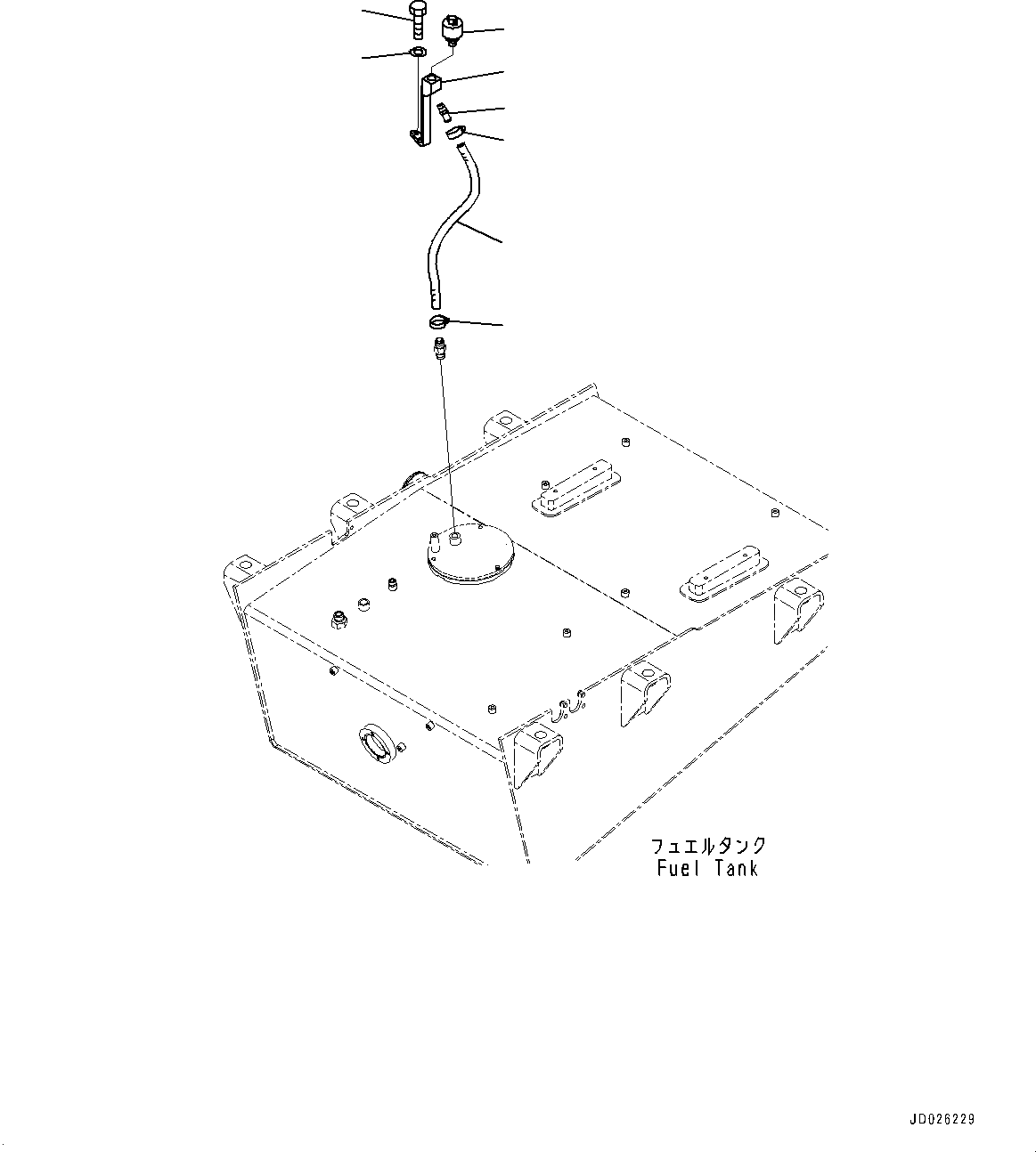 Схема запчастей Komatsu WA600-6R - ТОПЛИВН. БАК., ТРУБКИ САПУНА (№-) ТОПЛИВН. БАК., EXTRA BAD ТОПЛИВН. И ПЛОХ. ТОПЛИВО СПЕЦ-ЯIFICATION, ВОДН.+DUST, ДОПОЛН. ФИЛЬТР., С ТОПЛИВН. БЫСТР. ЗАПРАВ. СИСТЕМА
