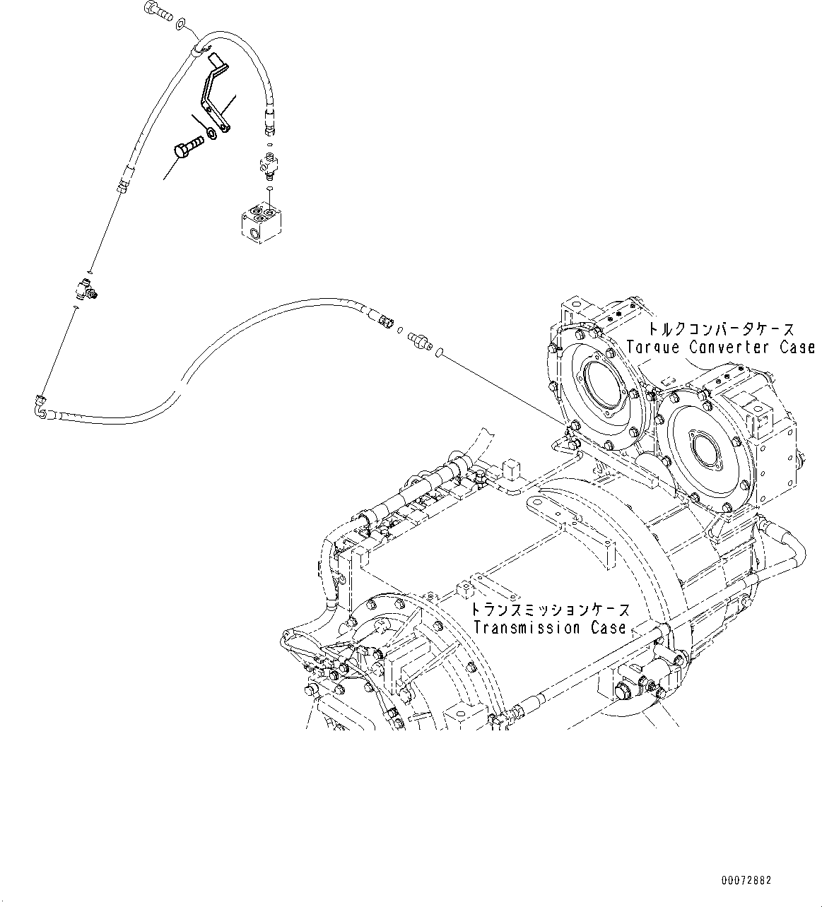 Схема запчастей Komatsu WA600-6R - ГИДРОТРАНСФОРМАТОР И ТРАНСМИССИЯ, ГИДРОЛИНИЯ (№-) ГИДРОТРАНСФОРМАТОР И ТРАНСМИССИЯ, НАКЛОН.ABLE РУЛЕВОЕ КОЛЕСО, ЭКСТРЕНН. РУЛЕВ. УПРАВЛЕНИЕ, АВТОМАТИЧ. УПРАВЛ-Е ТИП, ТОРМОЗ. МАСЛ. СИСТЕМА ОХЛАЖДЕНИЯ