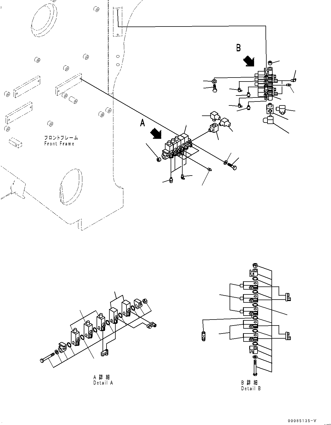 Схема запчастей Komatsu WA600-6R - УДАЛЕНН. СИСТ. СМАЗКИ ТРУБКА, КЛАПАН (/) (№-) УДАЛЕНН. СИСТ. СМАЗКИ ТРУБКА, С АВТОМАТИЧ. СМАЗКОЙ СИСТЕМА