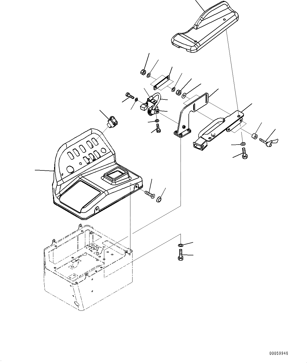 Схема запчастей Komatsu WA600-6R - ПОЛ, КОНСОЛЬ COVER, ПРАВ. (№-) ПОЛ, С VHMS (VHMS) КОНТРОЛЛЕР ORBCOMM GPS, С ПОЛУ АВТОМАТИЧ. DIGGING ПЕРЕКЛЮЧАТЕЛЬ