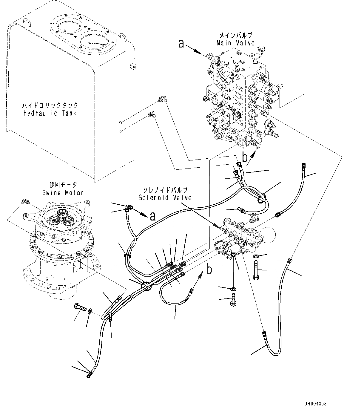 Схема запчастей Komatsu HB215LC-1 - СОЛЕНОИДНЫЙ КЛАПАН ТРУБЫ, ТРУБЫ (№-778) СОЛЕНОИДНЫЙ КЛАПАН ТРУБЫ