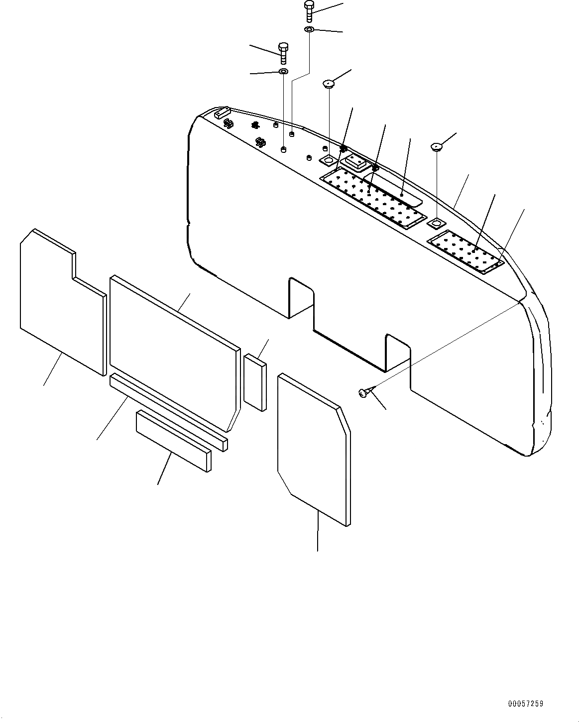 Схема запчастей Komatsu HB215LC-1 - ПРОТИВОВЕС (№-) ПРОТИВОВЕС, С ДОПОЛН. ЗАДН. ЛАМПА РАБОЧ. ОСВЕЩЕНИЯ, ЗАДН.VIEW CAMERA, SET, ЗАДН.VIEW CAMERA, SET