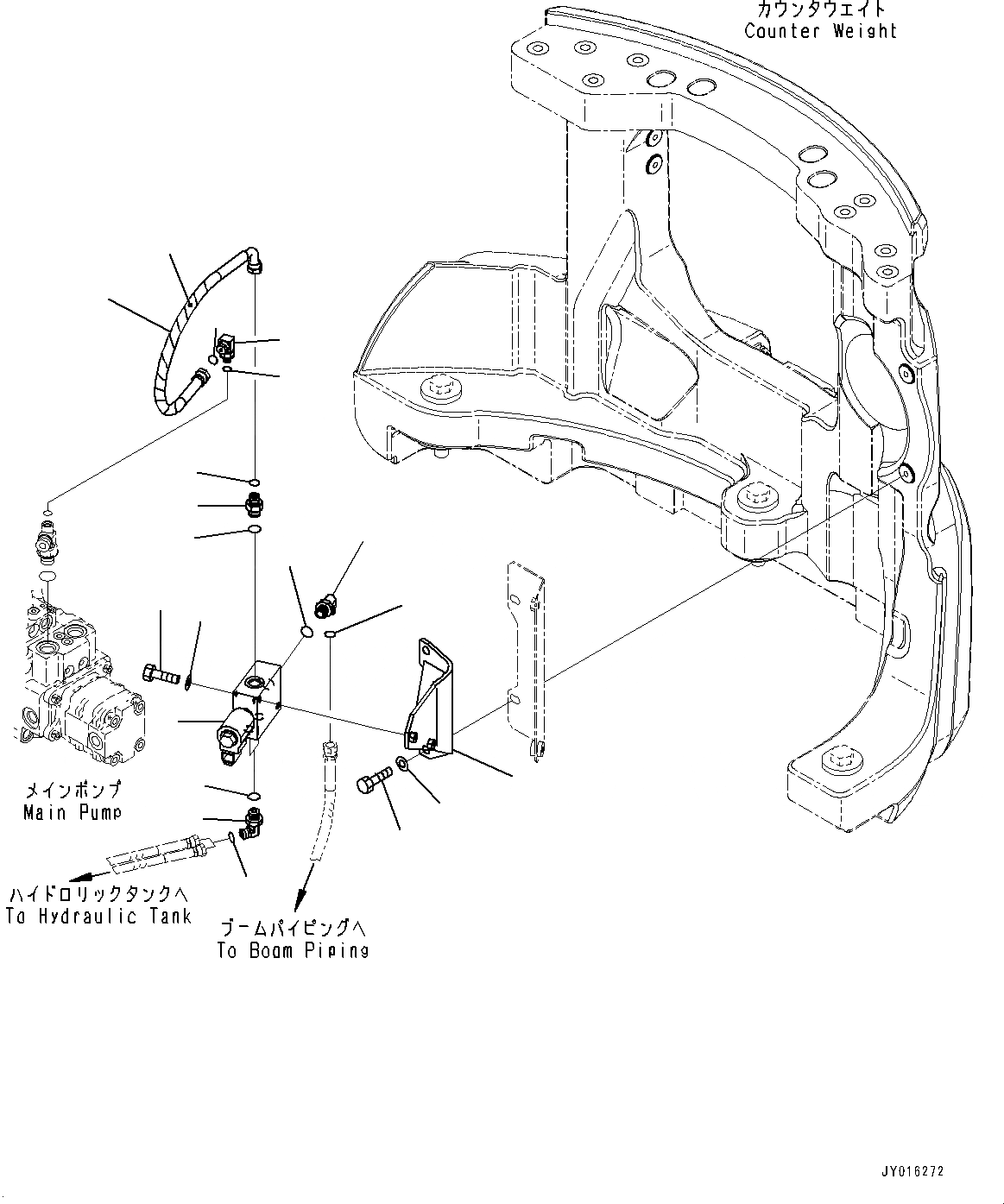 Схема запчастей Komatsu PC35MR-3 - АКТУАТОР ТРУБЫ, СОЛЕНОИДНЫЙ КЛАПАН (№9-) АКТУАТОР ТРУБЫ, ДЛЯ -ДОПОЛН. АКТУАТОР ТРУБЫ, ВЫСОК. ЕМК., АВСТРАЛИЯ И НОВ. ZEALAND