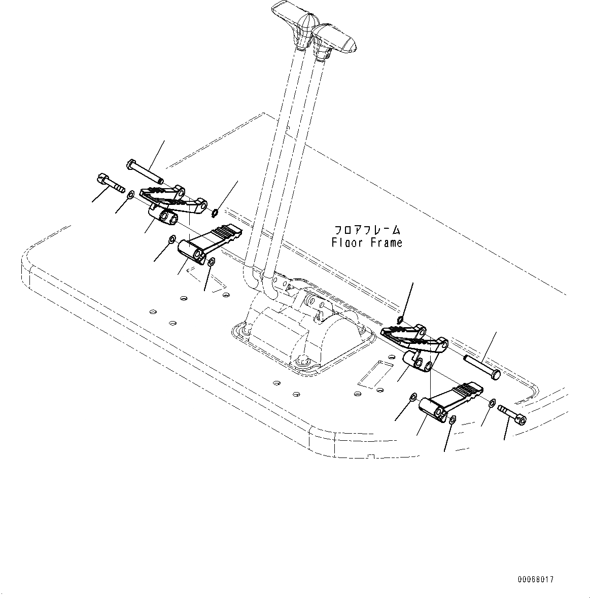 Схема запчастей Komatsu PC35MR-3 - КАБИНА, ХОД И ОТВАЛ (№9-8) КАБИНА, КРОМЕ ЯПОН., -ДОПОЛН. АКТУАТОР ТРУБЫ, ВЫСОК. ЕМК., С КОНДИЦИОНЕРОМ, МАСТЕР КЛЮЧ, БЕЗ KOMTRAX