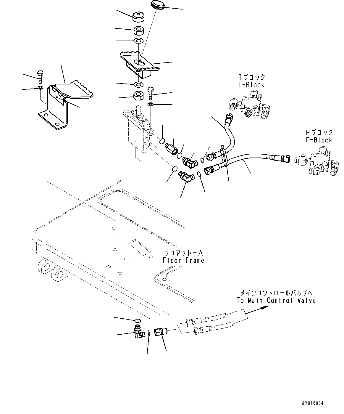 Схема запчастей Komatsu PC35MR-3 - ОСНОВН. КОНСТРУКЦИЯ, УПРАВЛЕНИЕ ПОВОРОТОМ СТРЕЛЫ (№9-8) ОСНОВН. КОНСТРУКЦИЯ, КРОМЕ ЯПОН., С МАСТЕР КЛЮЧ, БЕЗ НАВЕСН. ОБОРУД КЛАПАН