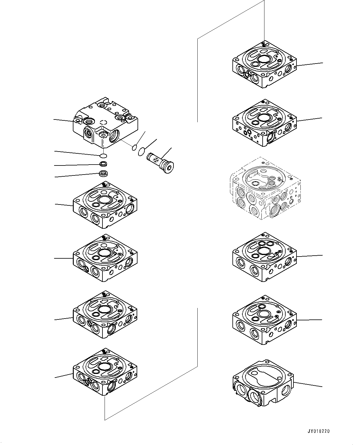Схема запчастей Komatsu PC35MR-3 - УПРАВЛЯЮЩ. КЛАПАН, ДЛЯ СИСТЕМА ROPS, ВНУТР. ЧАСТИ, УПРАВЛЯЮЩ. КЛАПАН (/) (№8-) УПРАВЛЯЮЩ. КЛАПАН, ДЛЯ СИСТЕМА ROPS