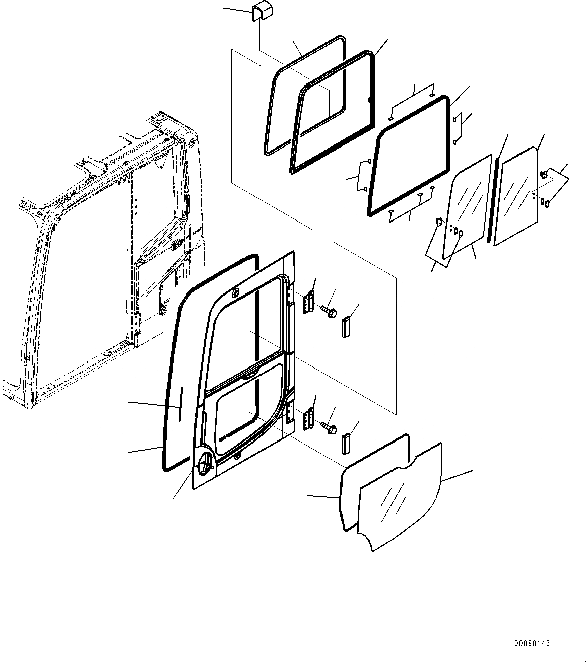 Схема запчастей Komatsu PC220-8 - КАБИНА, ДВЕРЬ (№8-8) КАБИНА, С EOPS КАБИНА, ЗАЩИТА ОТ ВАНДАЛИЗМА, -ДОПОЛН. АКТУАТОР ТРУБЫ, АККУМУЛЯТОР, AMBER COLOR WARNING МИГАЛКА, POWER ПОДАЮЩ., 