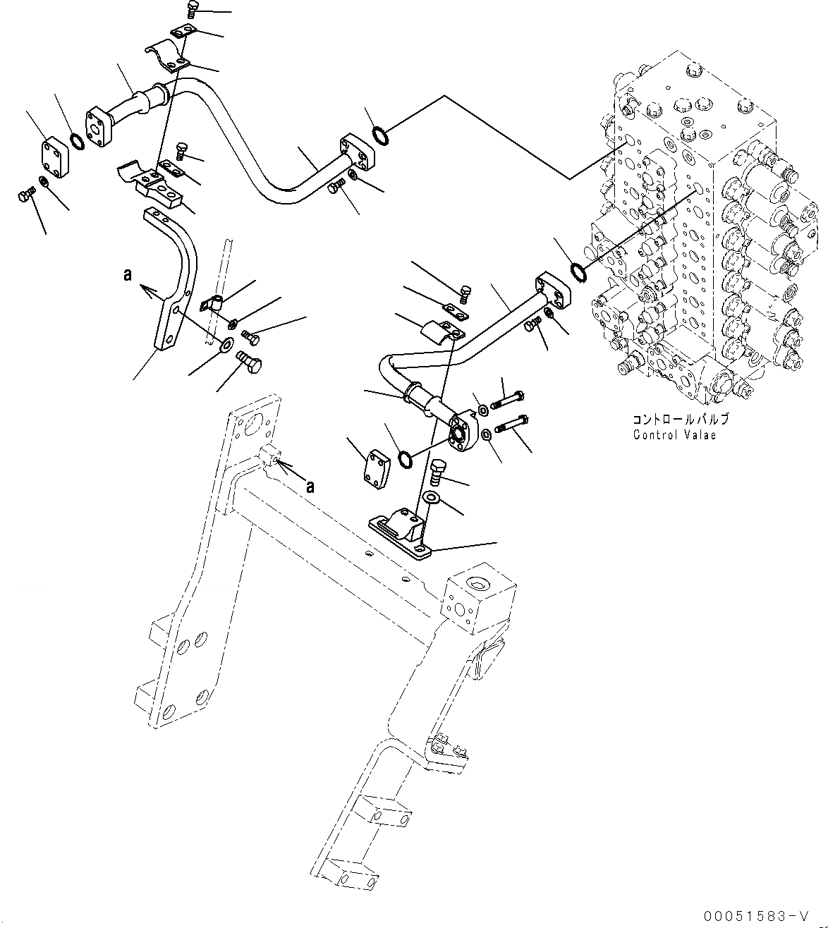 Схема запчастей Komatsu PC220LC-8 - НАВЕСН. ОБОРУД ТРУБЫ (№8-) НАВЕСН. ОБОРУД ТРУБЫ, С -ДОПОЛН. АКТУАТОР ТРУБЫ, АККУМУЛЯТОР