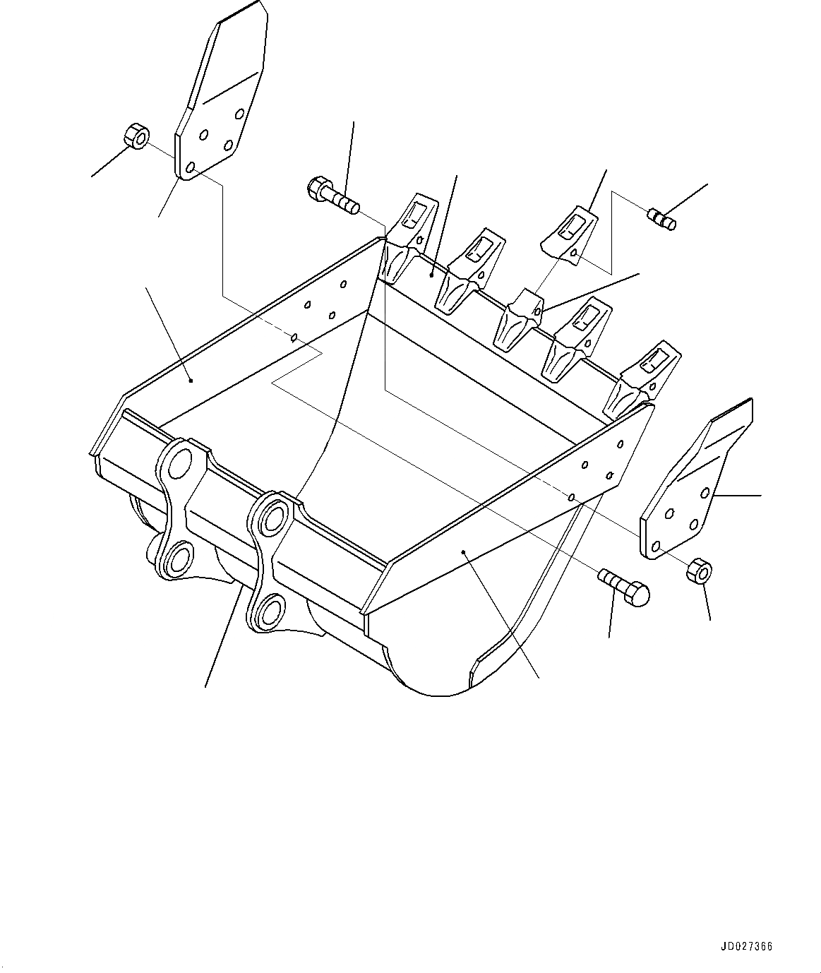 Схема запчастей Komatsu PC220LC-8 - КОВШ, КОВШ И БОКОРЕЗЫ (№8-) КОВШ, .M, MM ШИР., ГОРИЗОНТАЛЬН. ПАЛЕЦ, БОКОРЕЗЫ