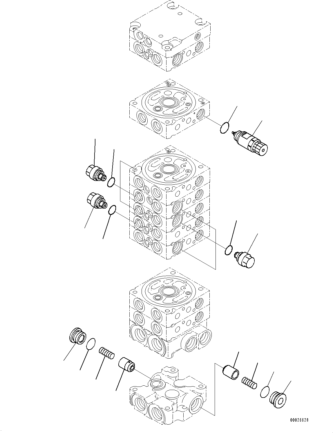 Схема запчастей Komatsu PC30MR-3 - УПРАВЛЯЮЩ. КЛАПАН, 9-КЛАПАН (/) (№7-) УПРАВЛЯЮЩ. КЛАПАН, -ДОПОЛН. АКТУАТОР ТРУБЫ, ДЛЯ СТРАН ЕС ARRANGEMENT, TURKEY