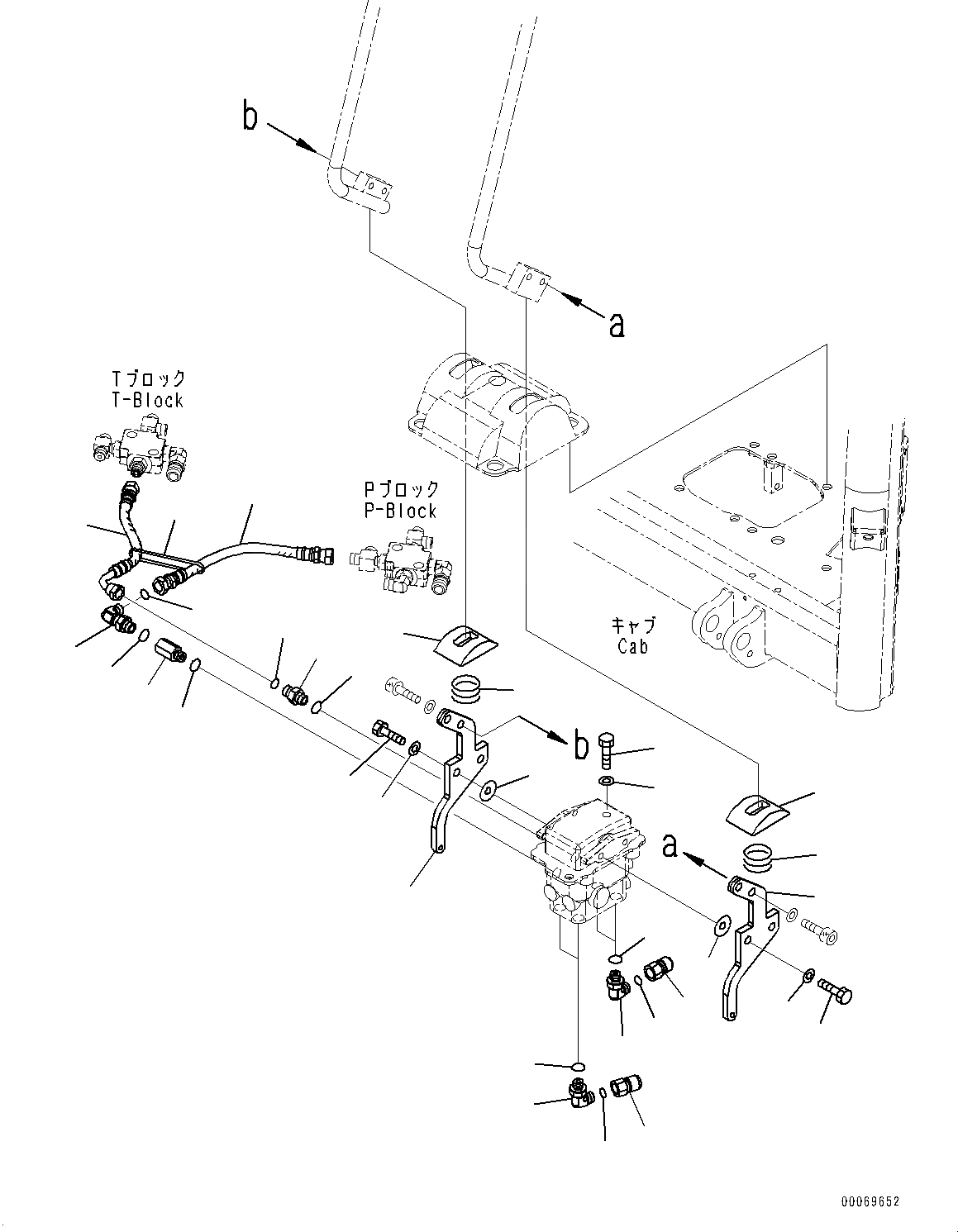 Схема запчастей Komatsu PC30MR-3 - КАБИНА, ПОЛ, PPC ТРУБЫ ДЛЯ ХОД КЛАПАН (№-) КАБИНА, КРОМЕ ЯПОН., -ДОПОЛН. АКТУАТОР ТРУБЫ, С ПРОПОРЦИОНАЛЬН. РЫЧАГ УПРАВЛ-Я, АВТОМАТИЧ. DECELERATOR, МАСТЕР КЛЮЧ