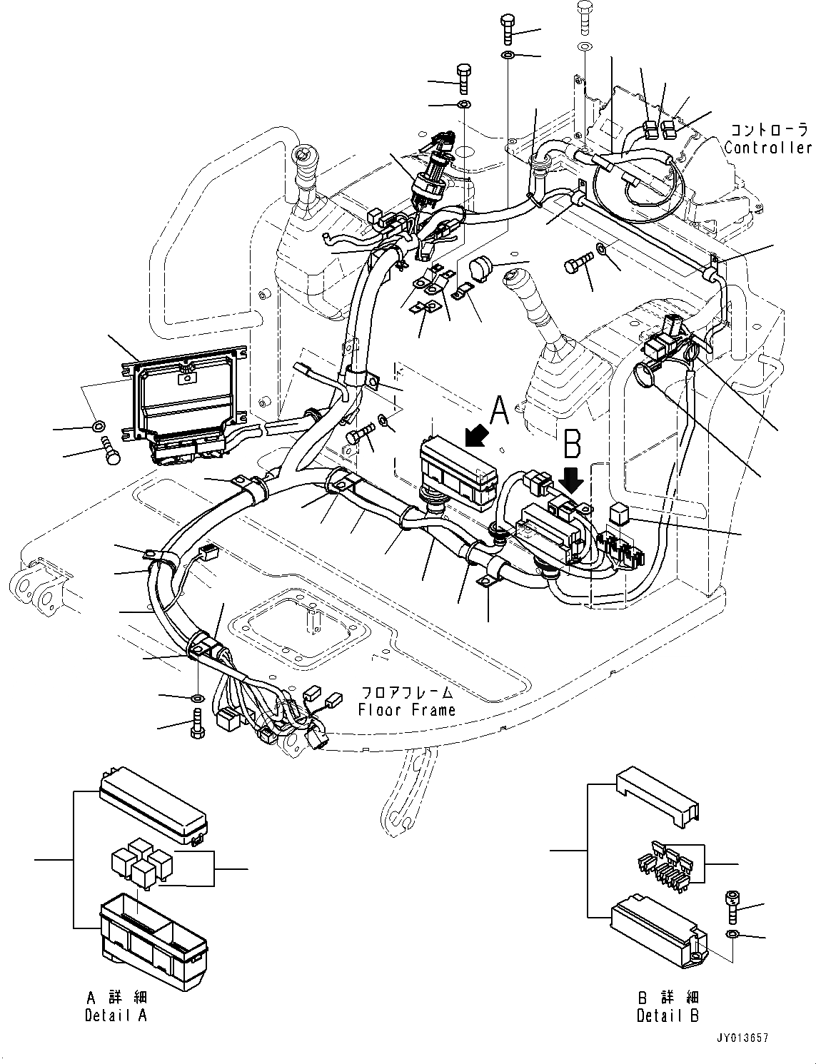 Схема запчастей Komatsu PC30MR-3 - ОСНОВН. КОНСТРУКЦИЯ, ПРОВОДКА (№7-) ОСНОВН. КОНСТРУКЦИЯ, -ДОПОЛН. АКТУАТОР ТРУБЫ, С ПРОПОРЦИОНАЛЬН. РЫЧАГ УПРАВЛ-Я, МАСТЕР КЛЮЧ, ДЛЯ СТРАН ЕС ARRANGEMENT