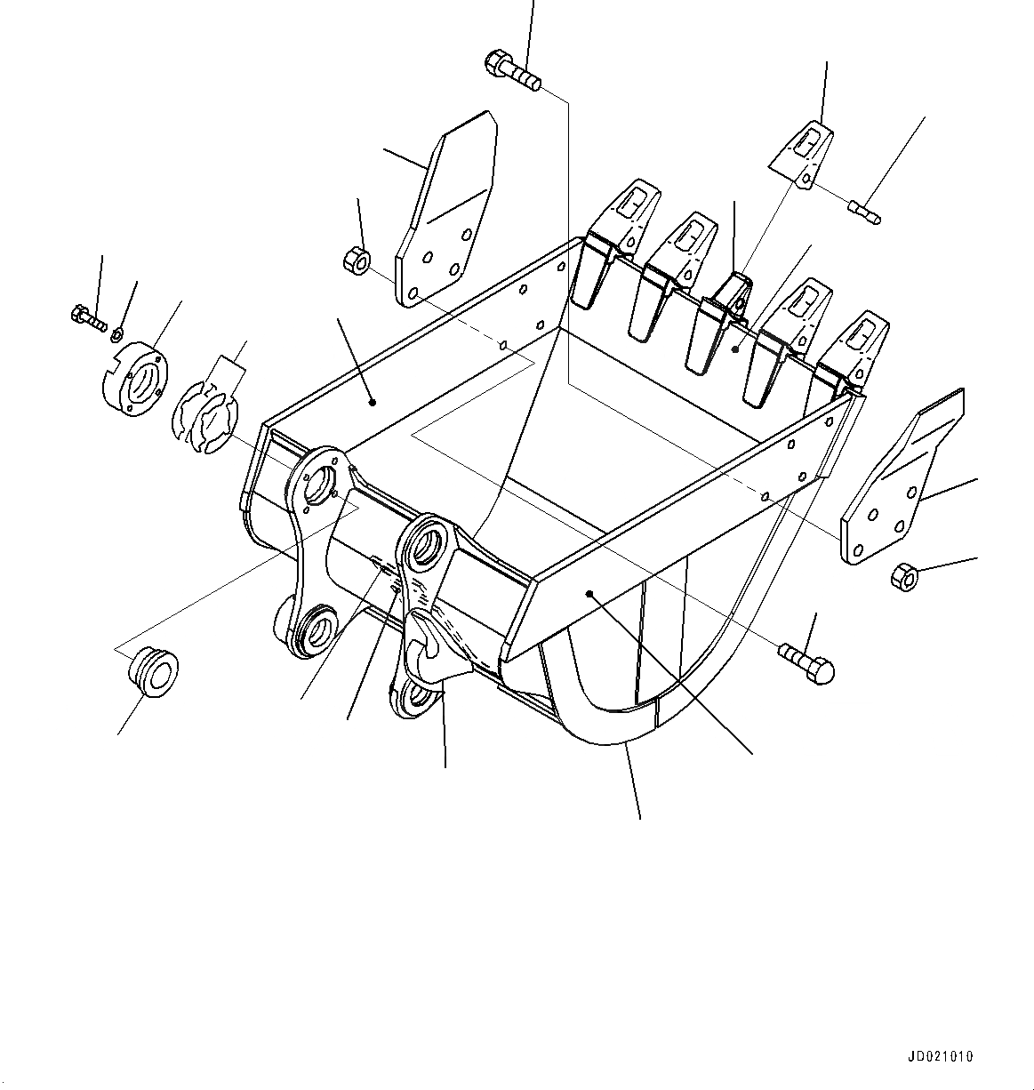Схема запчастей Komatsu PC200-8 - КОВШ (№-) КОВШ, .8M, УСИЛЕНН., MM ШИР., ГОРИЗОНТАЛЬН. ПАЛЕЦ, БОКОРЕЗЫ, КРЮК, ПОДЪЕМ КРЮК