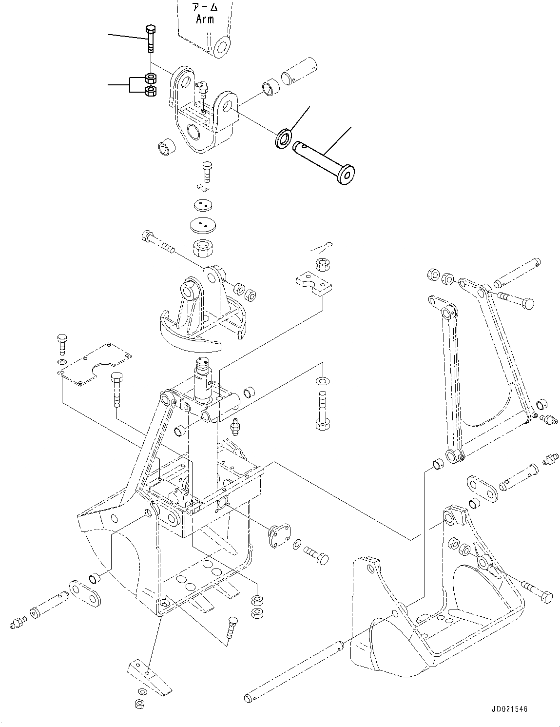 Схема запчастей Komatsu PC200-8 - ГРЕЙФЕРН. КОВШ, ЦИЛИНДР КОВША ПАЛЕЦ (№-) ГРЕЙФЕРН. КОВШ, ГРЕЙФЕРН., .M