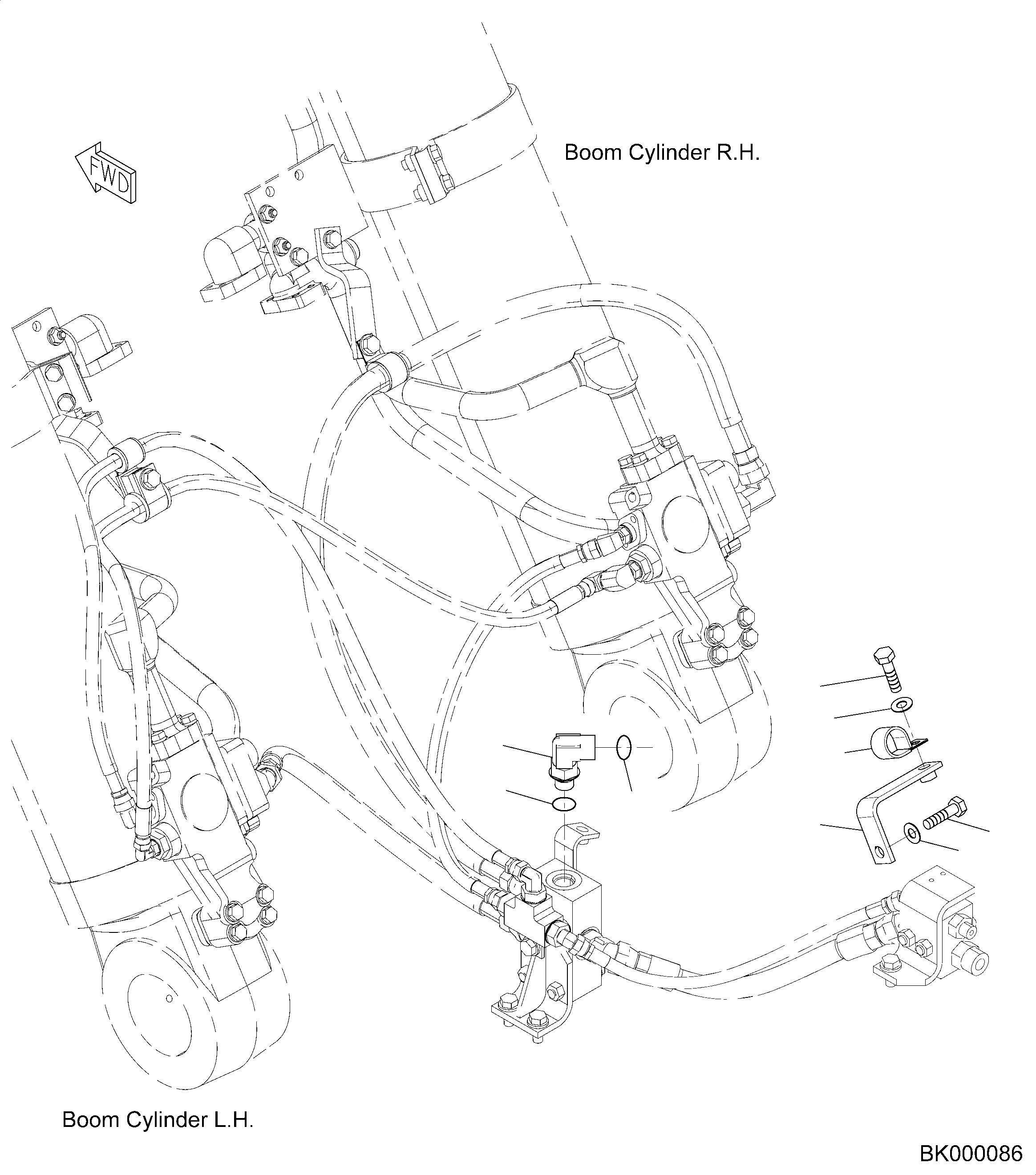 Схема запчастей Komatsu PC700LC-8E0 - ШЛАНГИ КЛАПАН ПЕРЕГРУЗКИ СТРЕЛЫ, СТРЕЛА И РУКОЯТЬ, РУКОЯТЬ И КРЕПЛЕНИЕ ШЛАНГИ КЛАПАН ПЕРЕГРУЗКИ СТРЕЛЫ, СТРЕЛА И РУКОЯТЬ