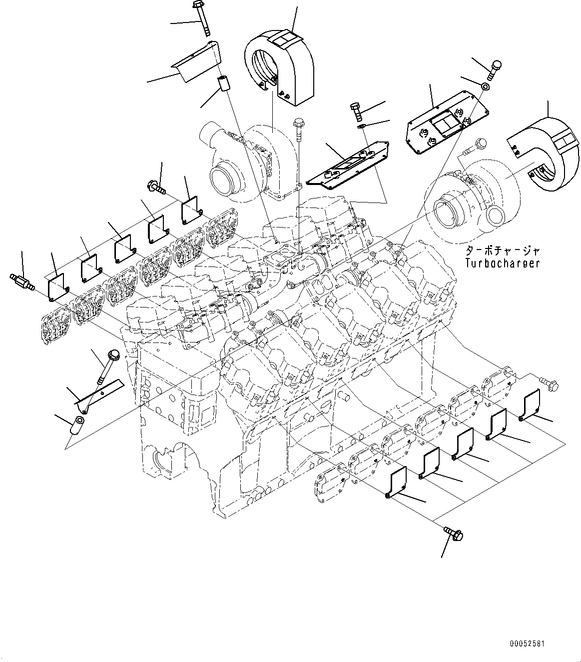 Схема запчастей Komatsu SAA12V140E-3B - ТЕРМОЗАЩИТА, (№-) ТЕРМОЗАЩИТА