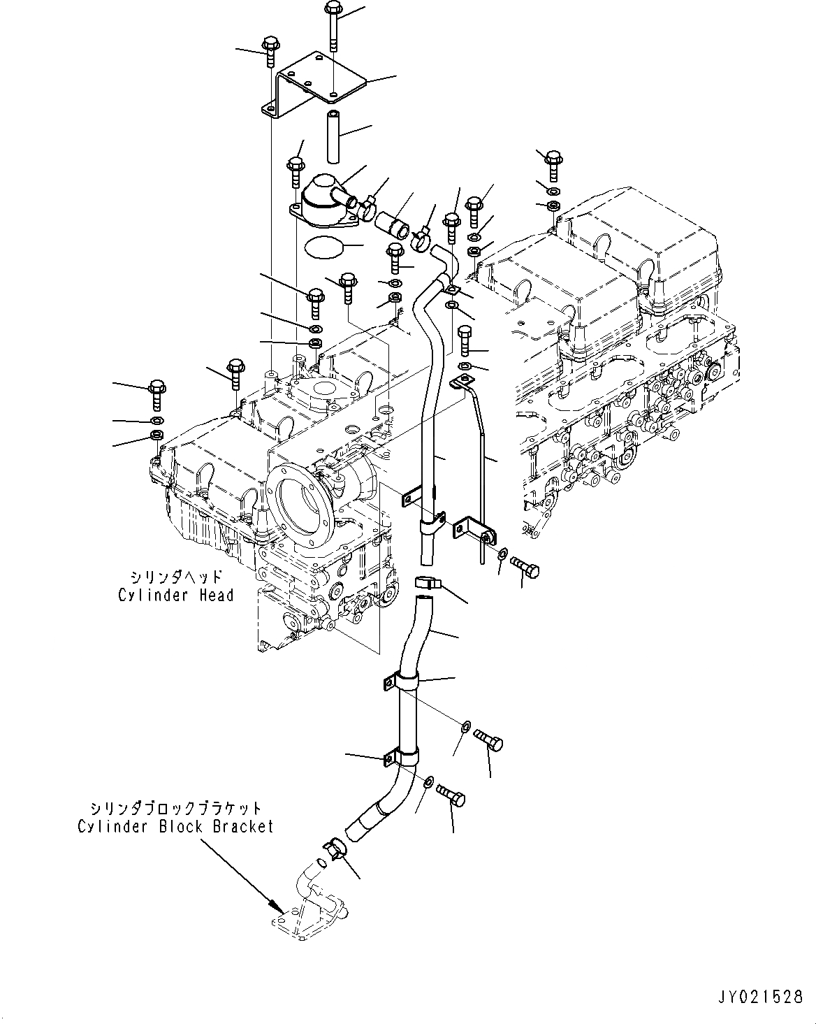 Схема запчастей Komatsu SAA6D170E-5B - КРЫШКА ГОЛОВКИ КОМПОНЕНТЫ (№7-) КРЫШКА ГОЛОВКИ КОМПОНЕНТЫ, PROVISION ДЛЯ VHMS, ЕС БЕЗОПАСН. REGULATION