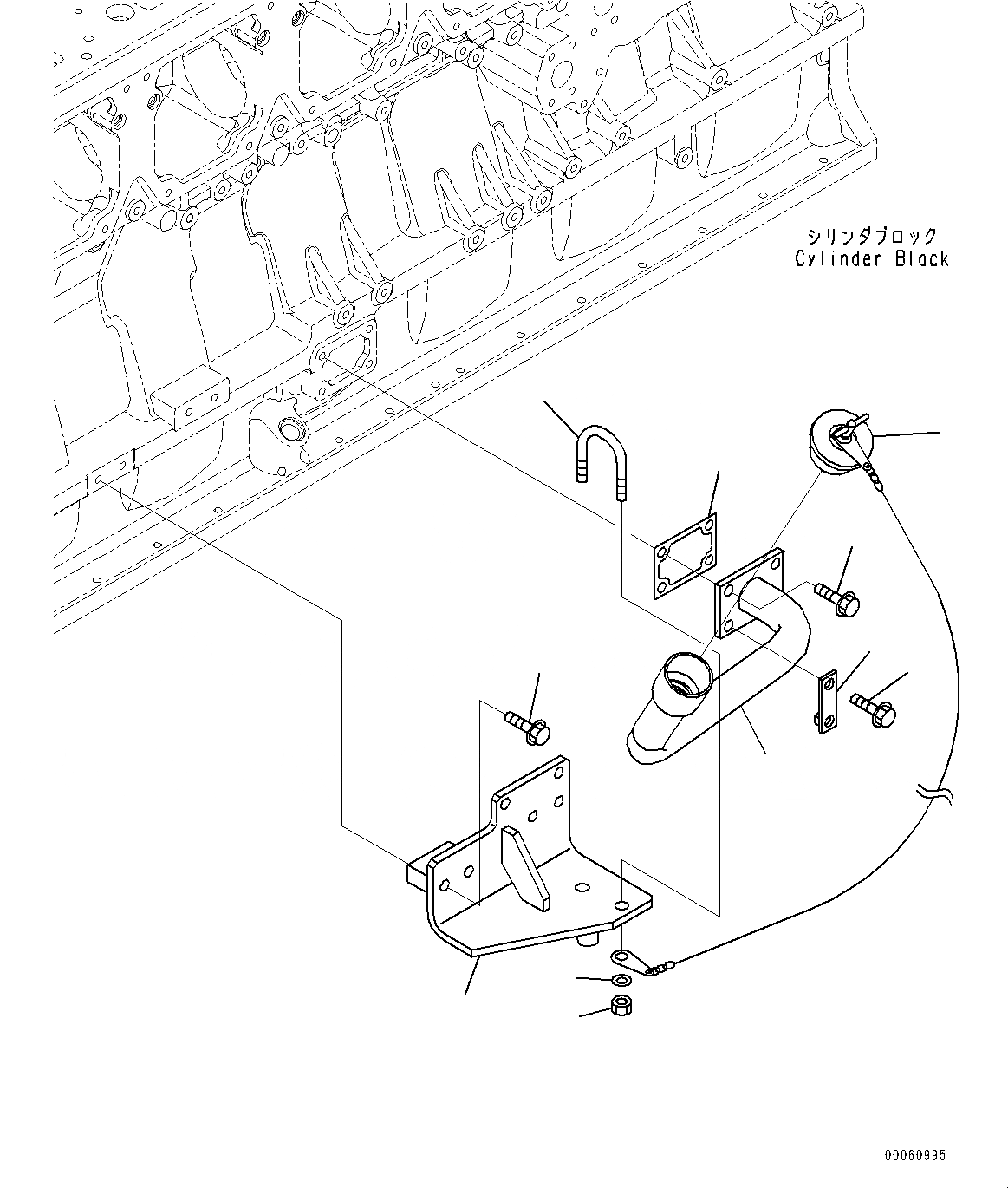 Схема запчастей Komatsu SAA6D170E-5B - ДВИГАТЕЛЬ МАСЛОНАЛИВНОЙ ПАТРУБОК (№8-) ДВИГАТЕЛЬ МАСЛОНАЛИВНОЙ ПАТРУБОК, МОРОЗОУСТОЙЧИВ. СПЕЦИФ-Я (-DEG C)