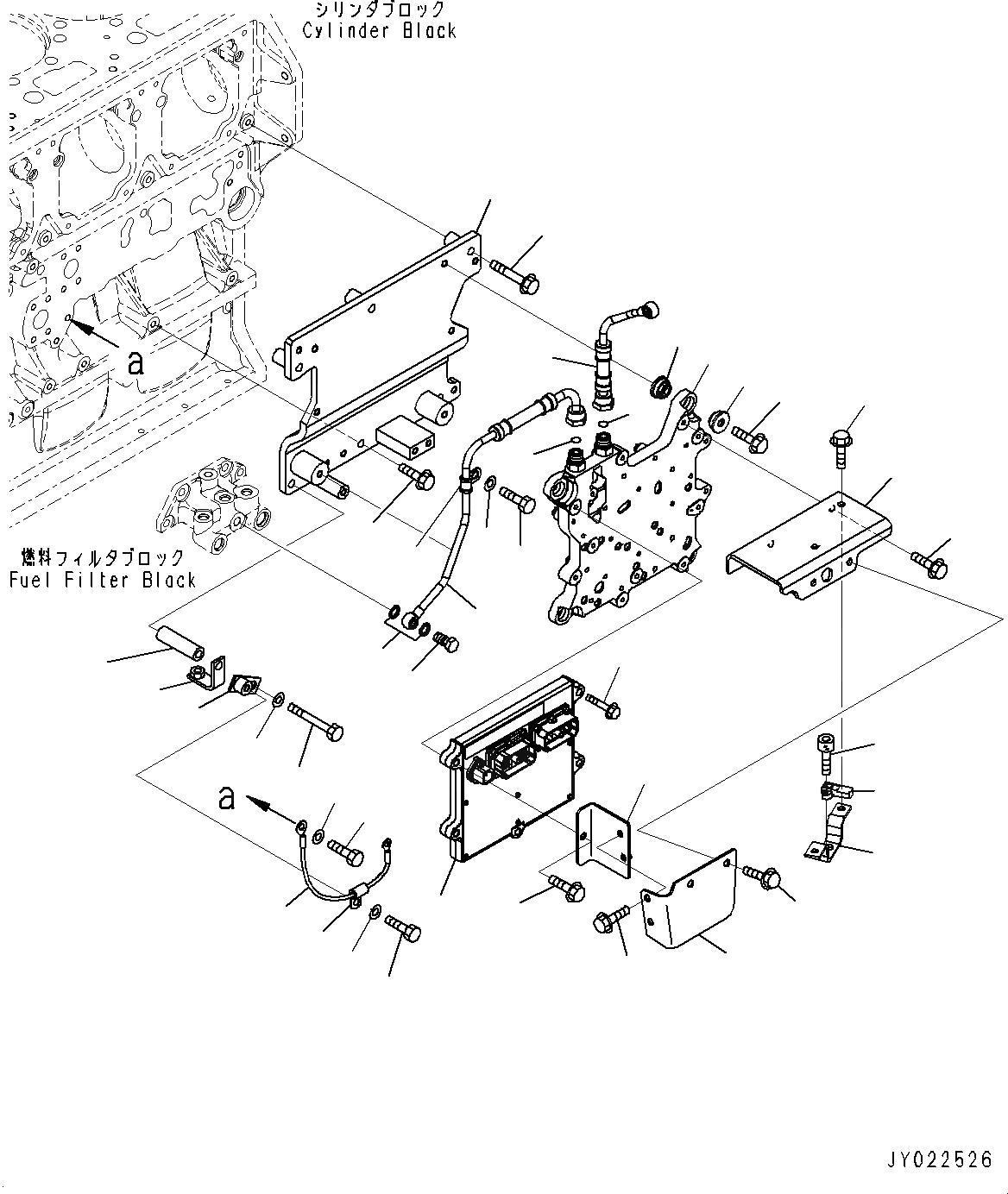 Схема запчастей Komatsu SAA6D170E-5B - УПРАВЛЕНИЕ ПОДАЧ. ТОПЛИВА И ТРУБЫ (№8-) УПРАВЛЕНИЕ ПОДАЧ. ТОПЛИВА И ТРУБЫ