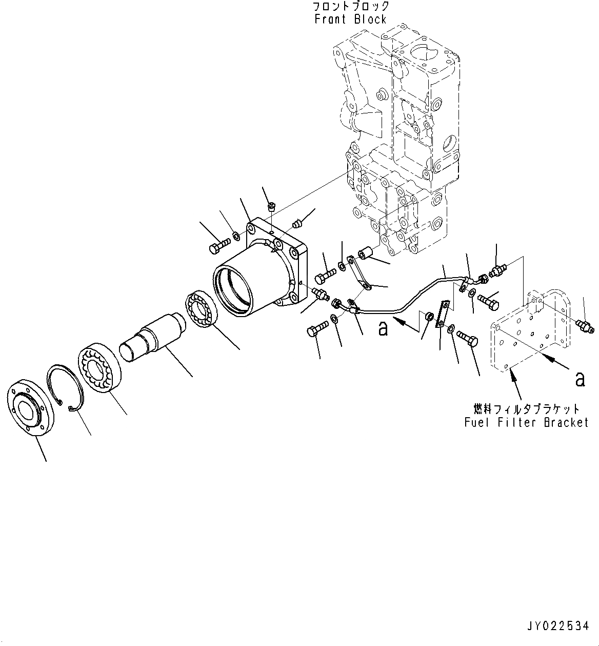Схема запчастей Komatsu SAA6D170E-5B - ВЕНТИЛЯТОР ОХЛАЖДЕНИЯ ПРИВОД (№8-) ВЕНТИЛЯТОР ОХЛАЖДЕНИЯ ПРИВОД
