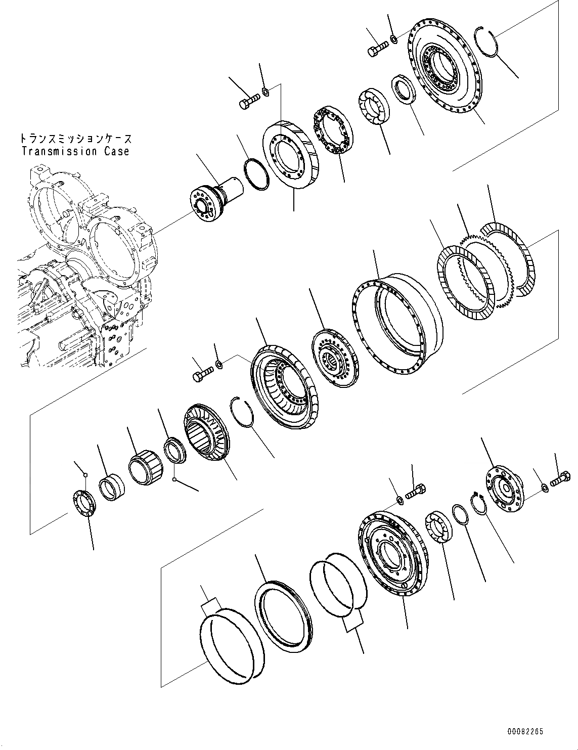 Схема запчастей Komatsu WA470-6A - ГИДРОТРАНСФОРМАТОР И ТРАНСМИССИЯ, НАСОС И TURBINE (№9-) ГИДРОТРАНСФОРМАТОР И ТРАНСМИССИЯ, С БЛОКИР.UP ТИП