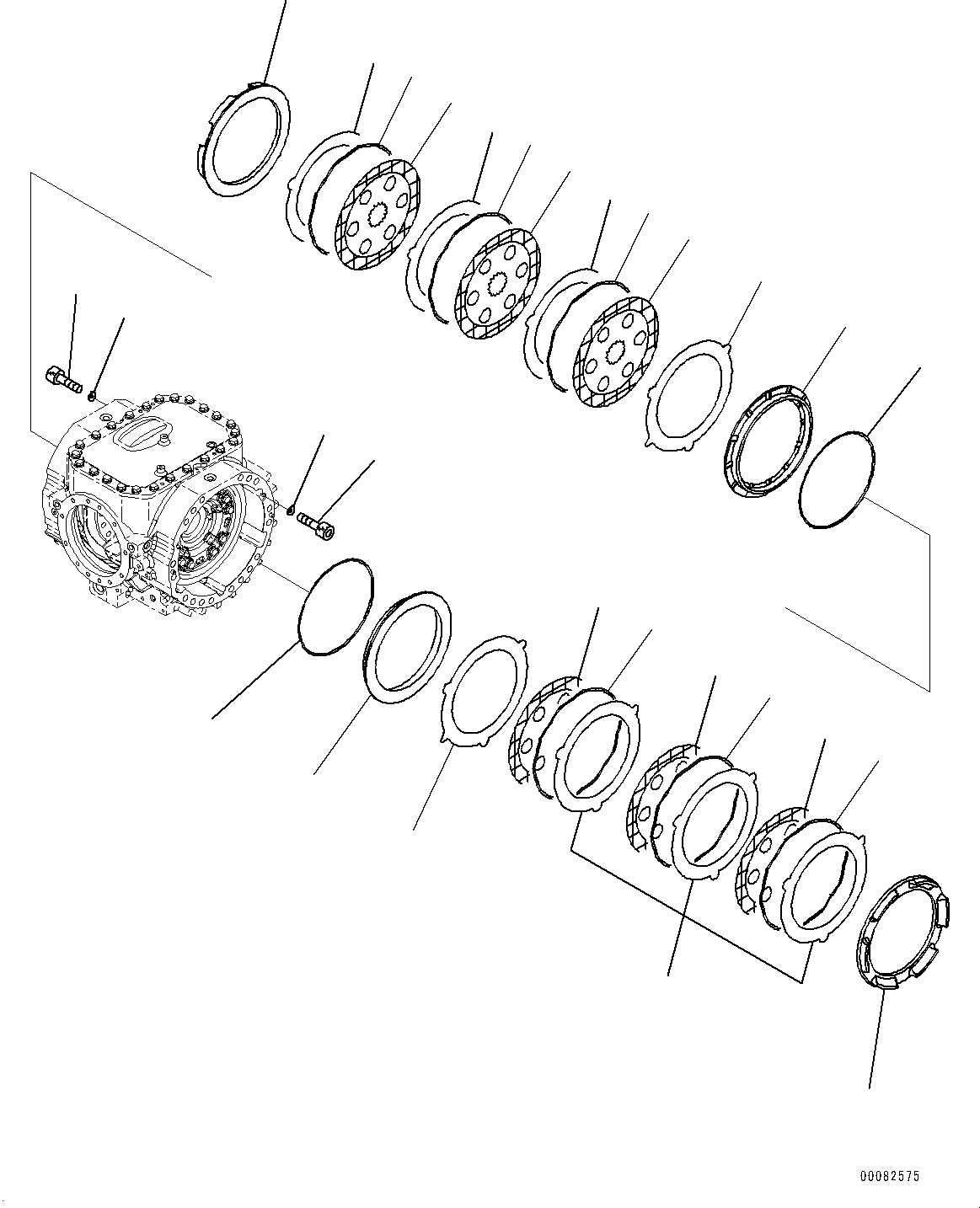 Схема запчастей Komatsu WA470-6A - ПЕРЕДНИЙ МОСТ, ТОРМОЗ. (№9-) ПЕРЕДНИЙ МОСТ, С ТОРМОЗ. МАСЛ. СИСТЕМА ОХЛАЖДЕНИЯ, БЕЗ САМОБЛОКИР. ДИФФЕРЕНЦ.