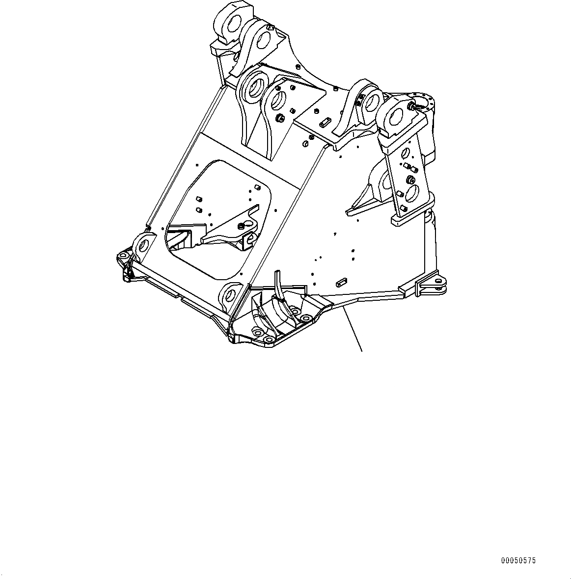 Схема запчастей Komatsu WA470-6A - ПЕРЕДН. РАМА (№9-) ПЕРЕДН. РАМА, С ТОРМОЗ. МАСЛ. СИСТЕМА ОХЛАЖДЕНИЯ