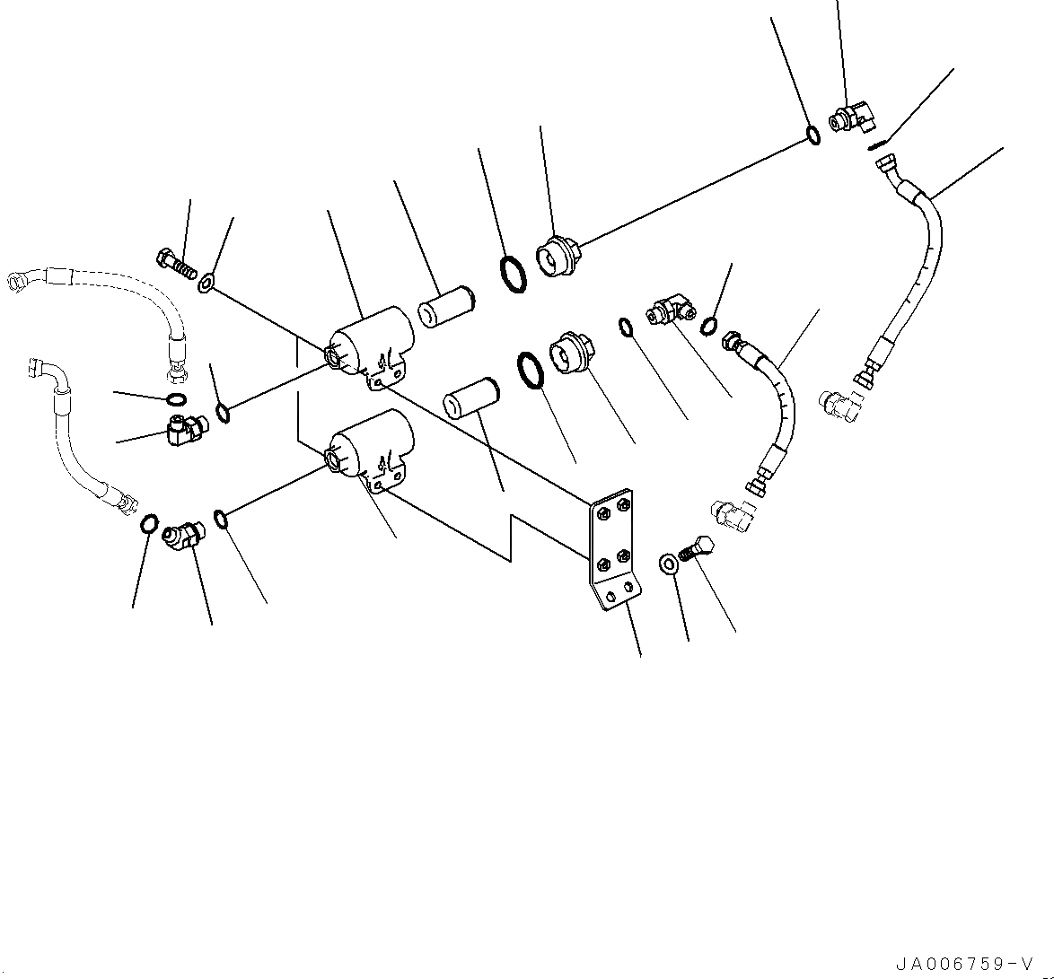 Схема запчастей Komatsu WA470-6A - УПРАВЛ-Е ТОРМОЗОМ, ФИЛЬТР (№9-) УПРАВЛ-Е ТОРМОЗОМ, С ORBITROL СИСТЕМАУПРАВЛЕНИЯ ПОВОРОТОМ, ТОРМОЗ. МАСЛ. СИСТЕМА ОХЛАЖДЕНИЯ