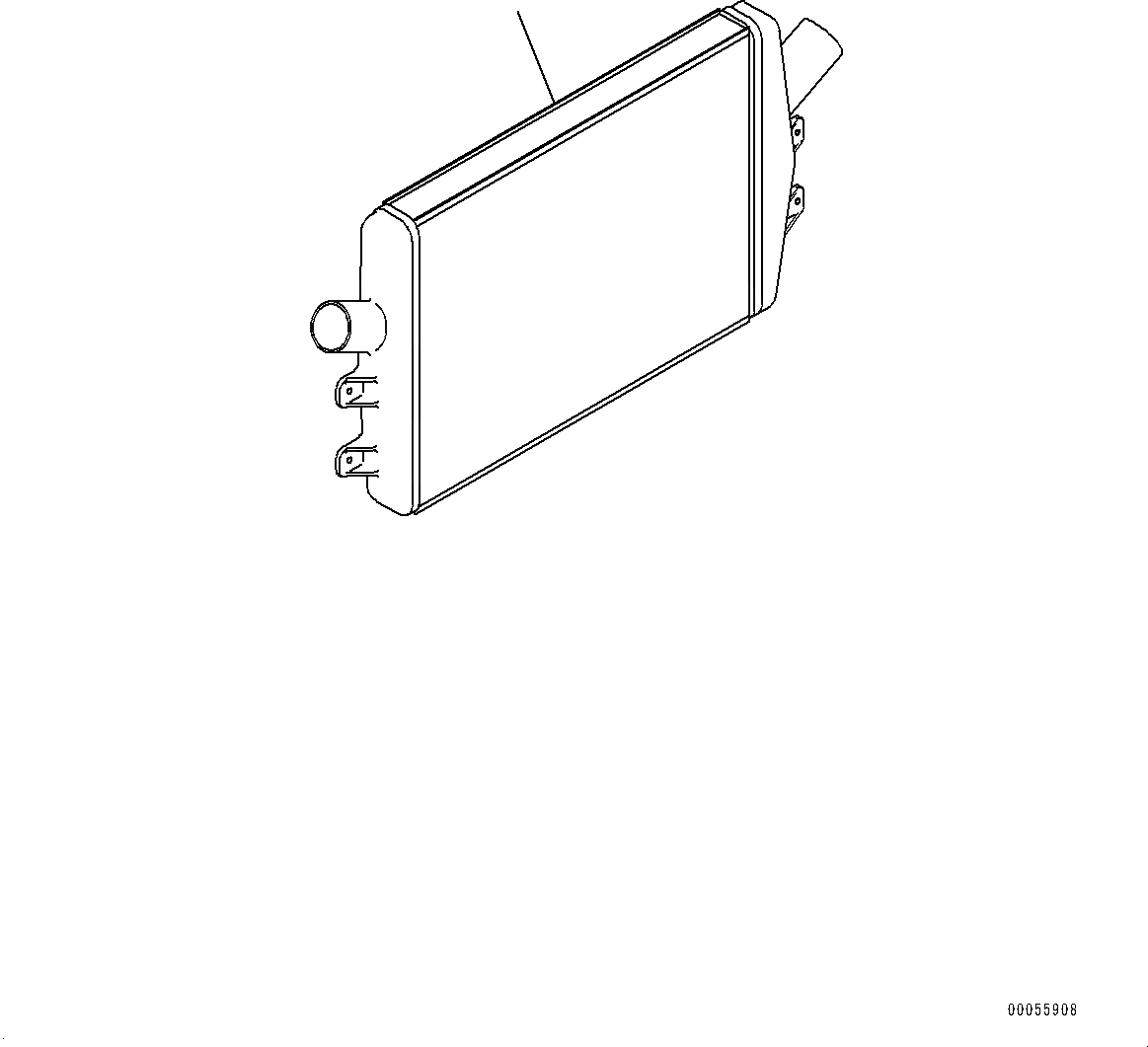 Схема запчастей Komatsu SAA6D125E-5G - ПОСЛЕОХЛАДИТЕЛЬ (№79-) ПОСЛЕОХЛАДИТЕЛЬ
