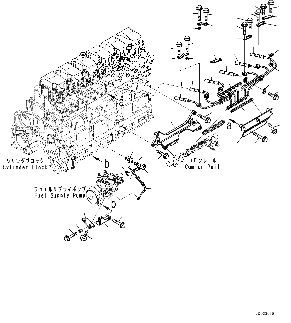 Схема запчастей Komatsu SAA6D125E-5G - ТОПЛИВН. ВПРЫСК КОНТРОЛЛЕР КОМПОНЕНТЫ, СИСТЕМА СМАЗКИ МАСЛОПРОВОДЯЩАЯ ЛИНИЯ (№79-) ТОПЛИВН. ВПРЫСК КОНТРОЛЛЕР КОМПОНЕНТЫ