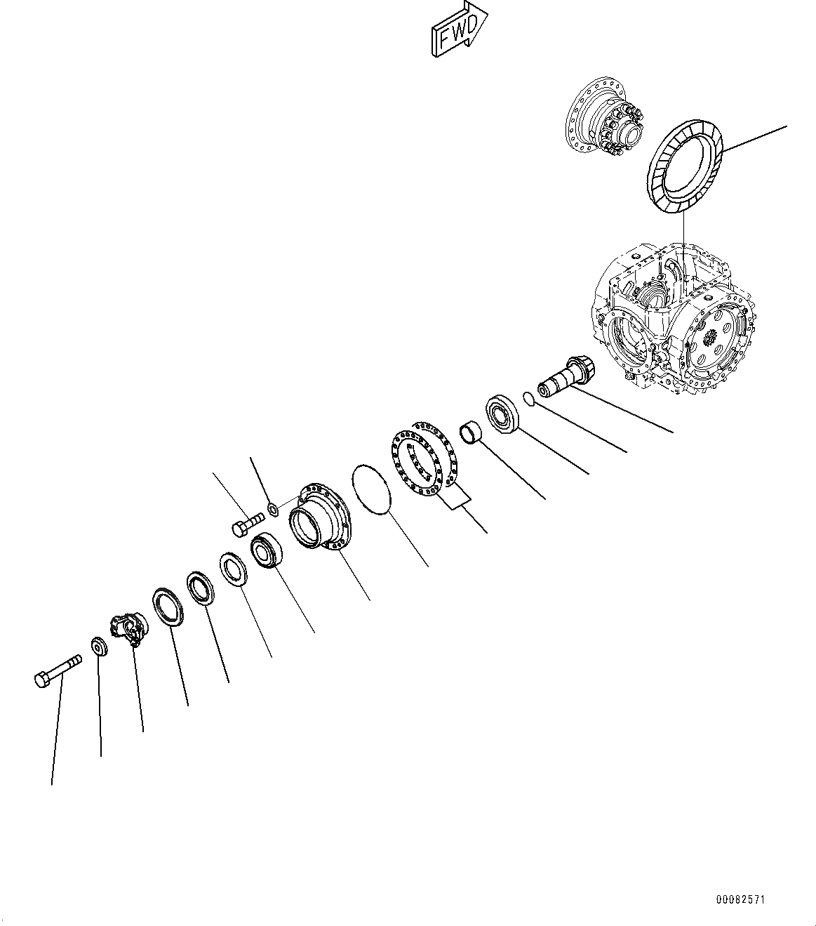 Схема запчастей Komatsu WA470-6 - ПЕРЕДНИЙ МОСТ, ДИФФЕРЕНЦ. (/) (№9-98) ПЕРЕДНИЙ МОСТ, С ТОРМОЗ. МАСЛ. СИСТЕМА ОХЛАЖДЕНИЯ, БЕЗ САМОБЛОКИР. ДИФФЕРЕНЦ.