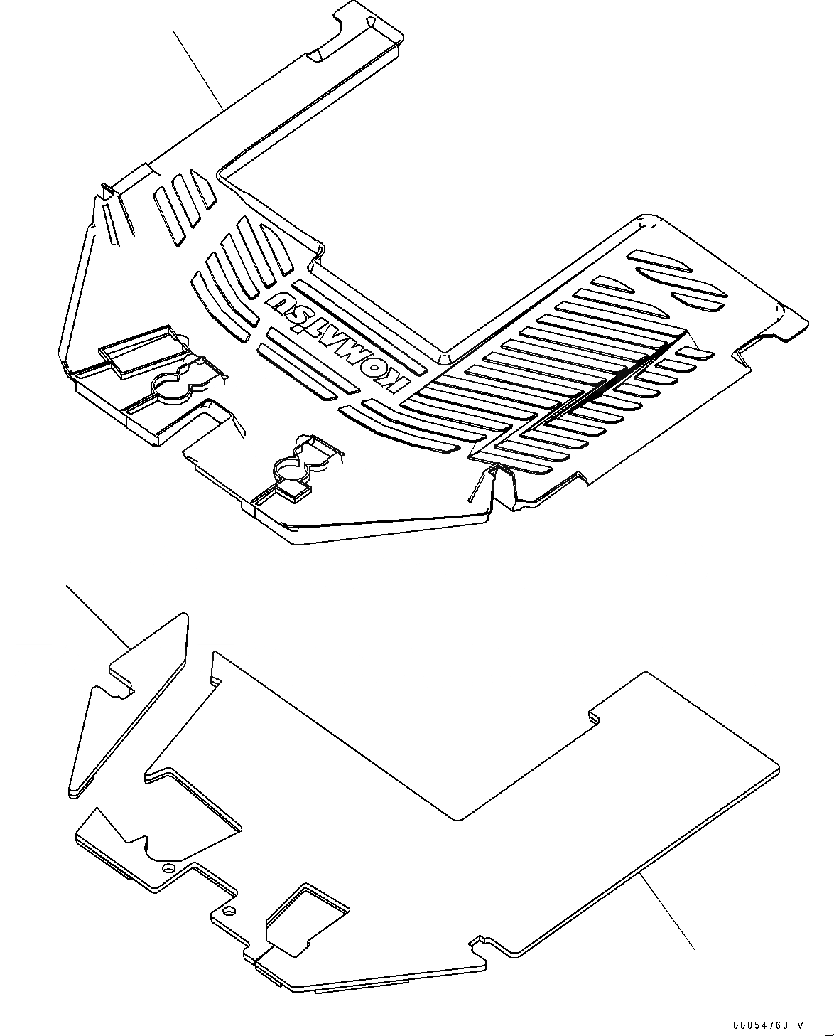 Схема запчастей Komatsu WA470-6 - ПОКРЫТИЕ ПОЛА(№9-) ПОЛ МАТЕРИАЛ, С ДЖОЙСТИК СИСТЕМАУПРАВЛЕНИЯ ПОВОРОТОМ