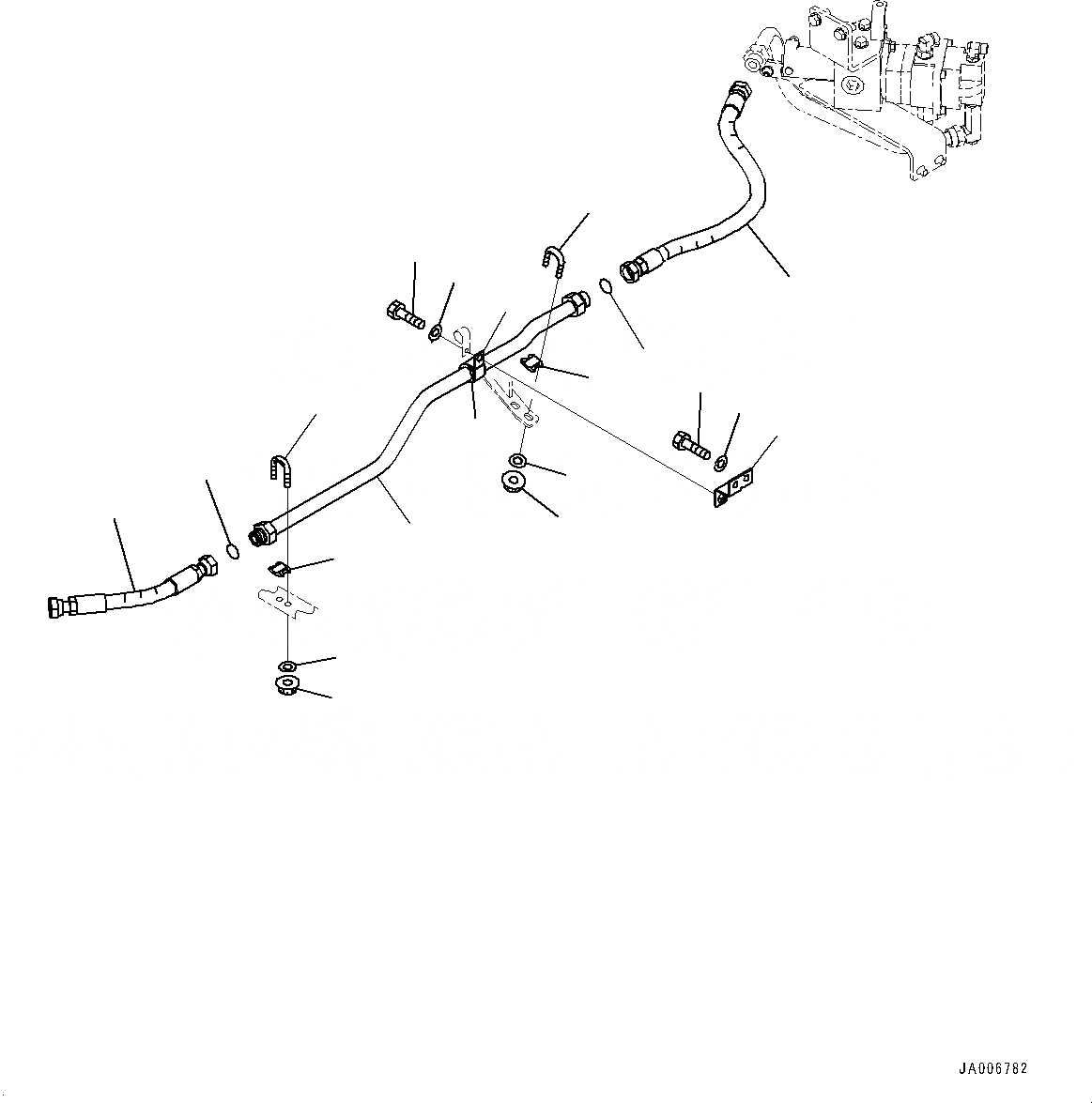 Схема запчастей Komatsu GD625A-1 - УПРАВЛ-Е ТОРМОЗОМ, СИСТЕМА ТРУБ ОХЛАЖДЕНИЯ, ПЕРЕДН. (/) (№9-) КОМПОНЕНТЫ ДВИГАТЕЛЯ И ЭЛЕКТРИКА