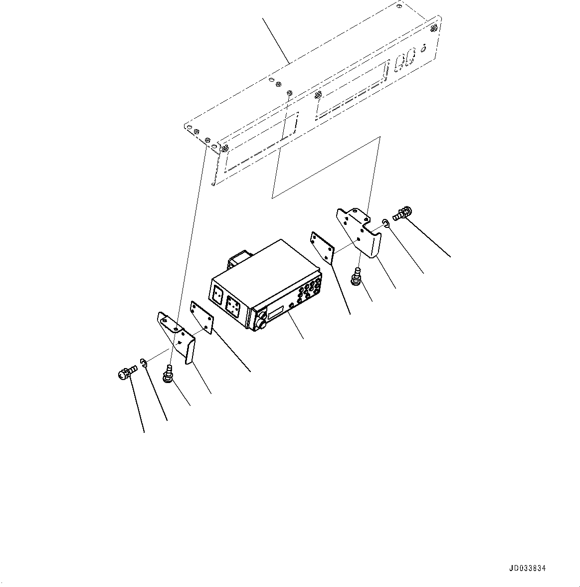 Схема запчастей Komatsu WA480-6 - РАДИО (№9-) РАДИО, AM-FM РАДИО, ЕСКАНАТ И ASIA
