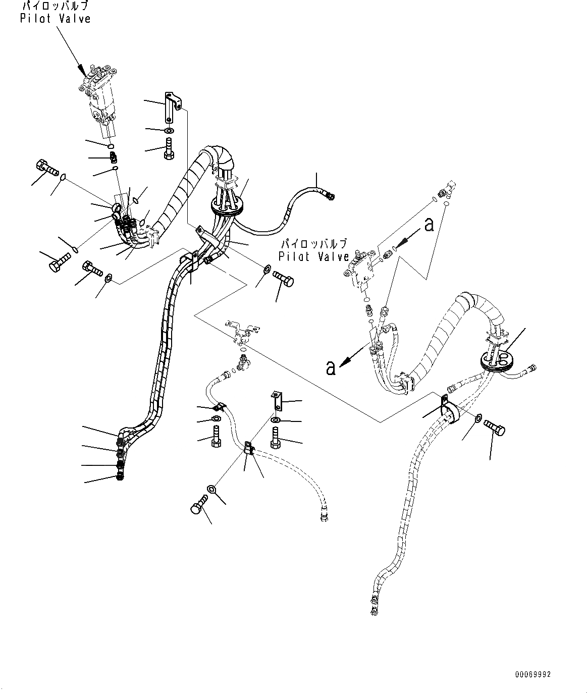 Схема запчастей Komatsu WA480-6 - УПРАВЛЕНИЕ ПОГРУЗКОЙ БЛОК, PPC ТРУБЫ (/) (№9-) УПРАВЛЕНИЕ ПОГРУЗКОЙ БЛОК, С -РЫЧАГ УПРАВЛЕНИЕ ПОГРУЗКОЙ И -РЫЧАГ УПРАВЛ. НАВЕСН. ОБОРУД.