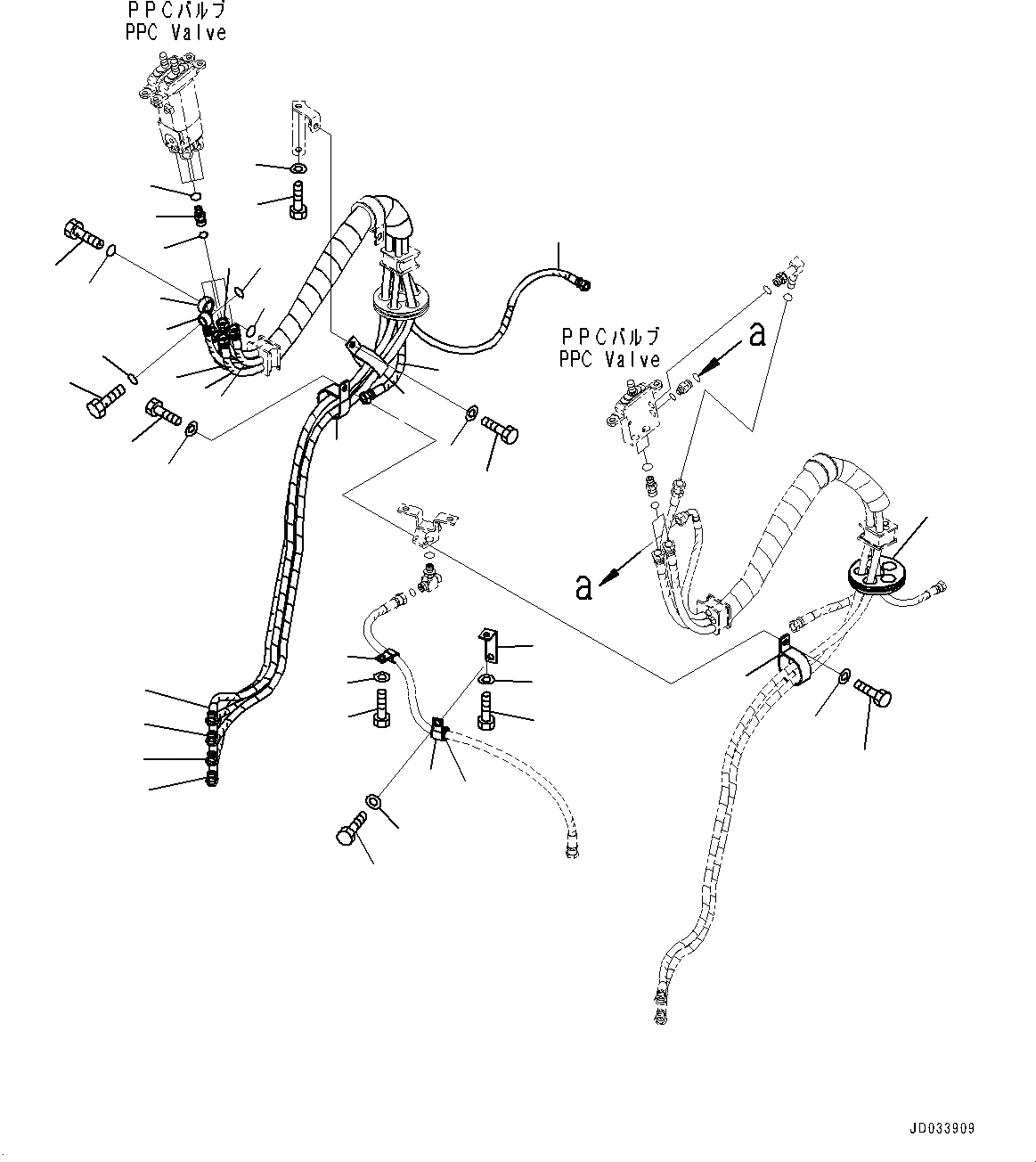 Схема запчастей Komatsu WA480-6 - УПРАВЛЕНИЕ ПОГРУЗКОЙ БЛОК, PPC ТРУБЫ (/) (№9-) УПРАВЛЕНИЕ ПОГРУЗКОЙ БЛОК, С -РЫЧАГ УПРАВЛЕНИЕ ПОГРУЗКОЙ И -РЫЧАГ УПРАВЛ. НАВЕСН. ОБОРУД., ДЖОЙСТИК СИСТЕМАУПРАВЛЕНИЯ ПОВОРОТОМ