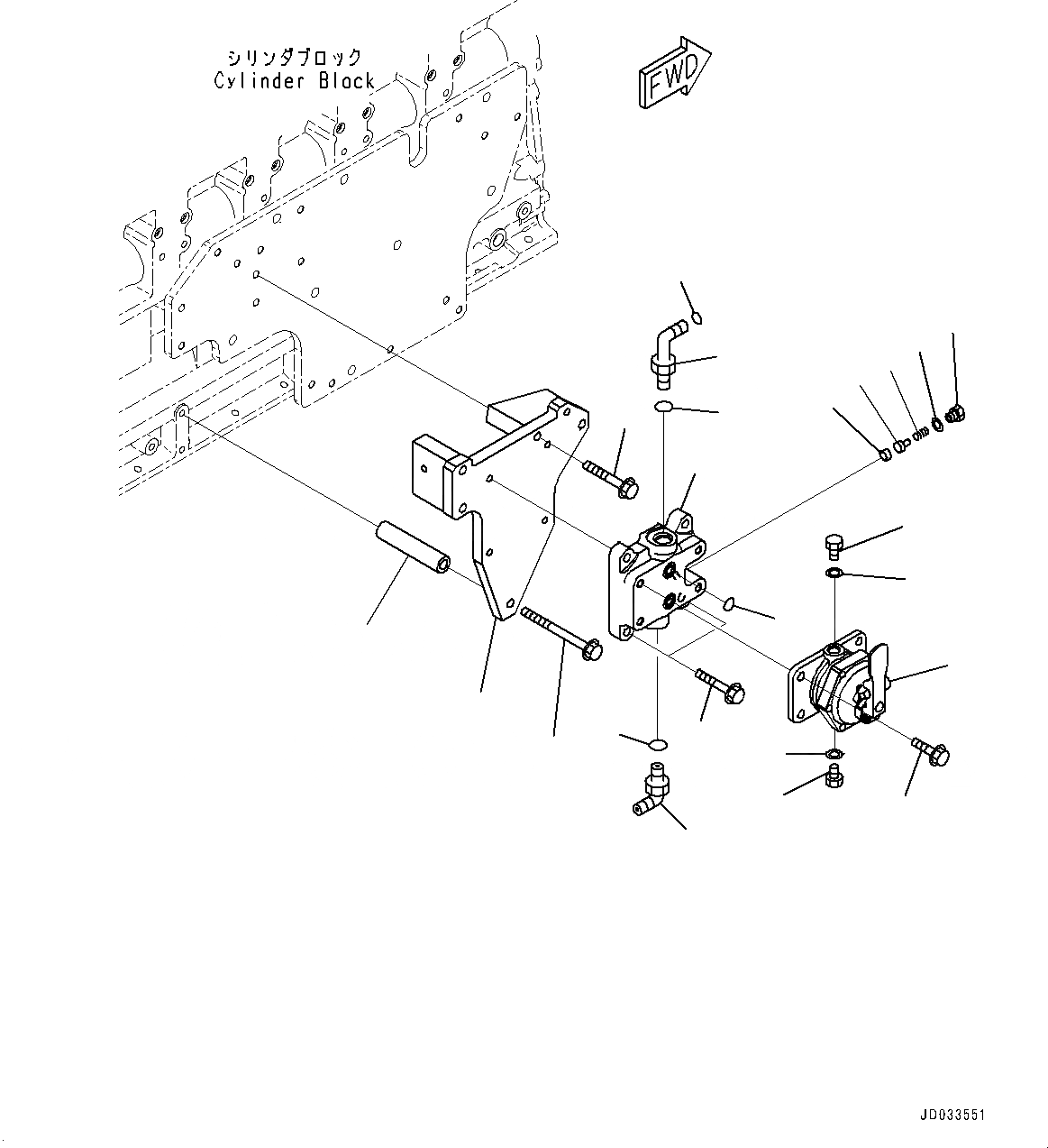 Схема запчастей Komatsu SAA6D125E-5E - ТОПЛИВН. PREФИЛЬТР., PОБОД КОЛЕСАING НАСОС И ТРУБЫ (№7-) ТОПЛИВН. PREФИЛЬТР.