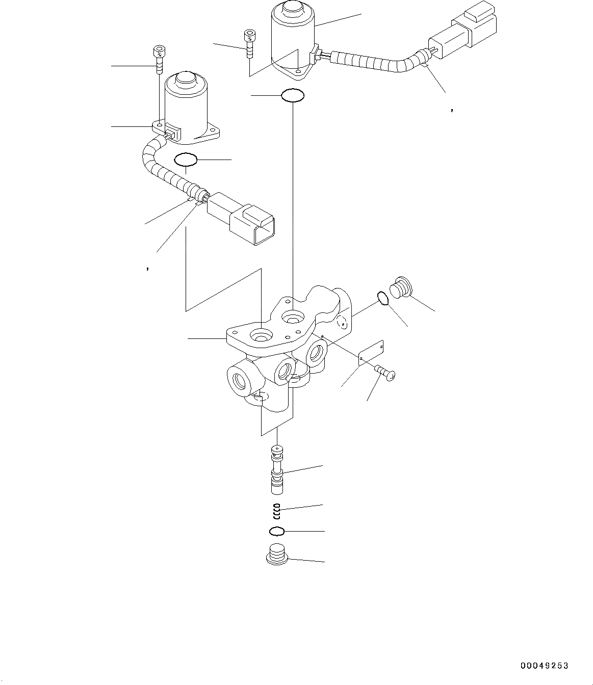Схема запчастей Komatsu PC20MR-3 - УПРАВЛЯЮЩ. КЛАПАН, ВНУТР. ЧАСТИ, КЛАПАН EPC (№-) УПРАВЛЯЮЩ. КЛАПАН, ДЛЯ -ДОПОЛН. АКТУАТОР ТРУБЫ