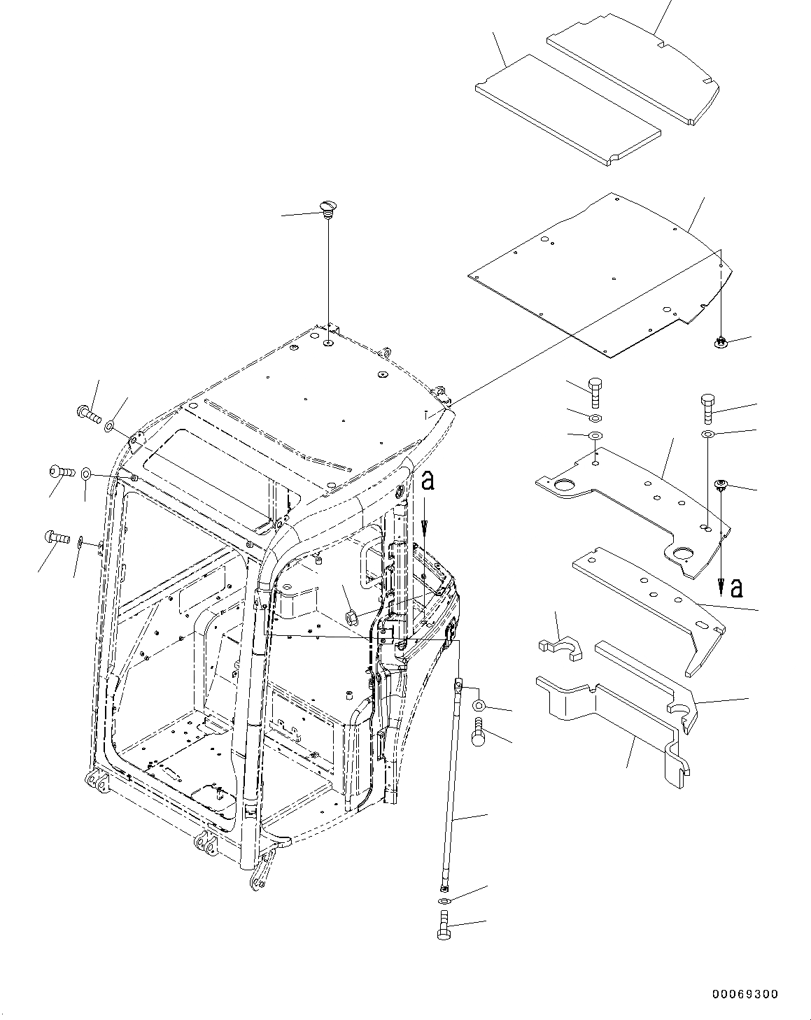 Схема запчастей Komatsu PC20MR-3 - КАБИНА, КАБИНА IN ЧАСТИ, ЗАДН. КРЫШКА (№-) КАБИНА, С НАВЕСН. ОБОРУД КЛАПАН, МАСТЕР КЛЮЧ
