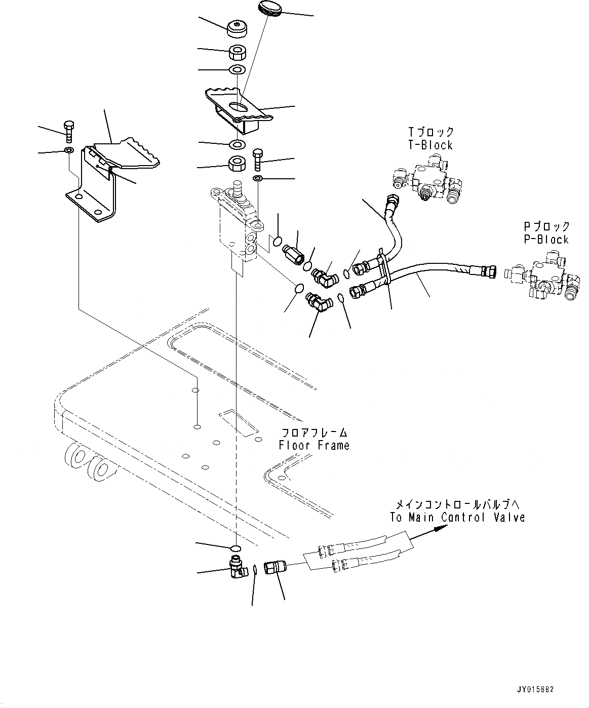 Схема запчастей Komatsu PC20MR-3 - ОСНОВН. КОНСТРУКЦИЯ, УПРАВЛЕНИЕ ПОВОРОТОМ СТРЕЛЫ (№-) ОСНОВН. КОНСТРУКЦИЯ, С МАСТЕР КЛЮЧ, ДЛЯ СИСТЕМА ROPS, -ДОПОЛН. АКТУАТОР ТРУБЫ
