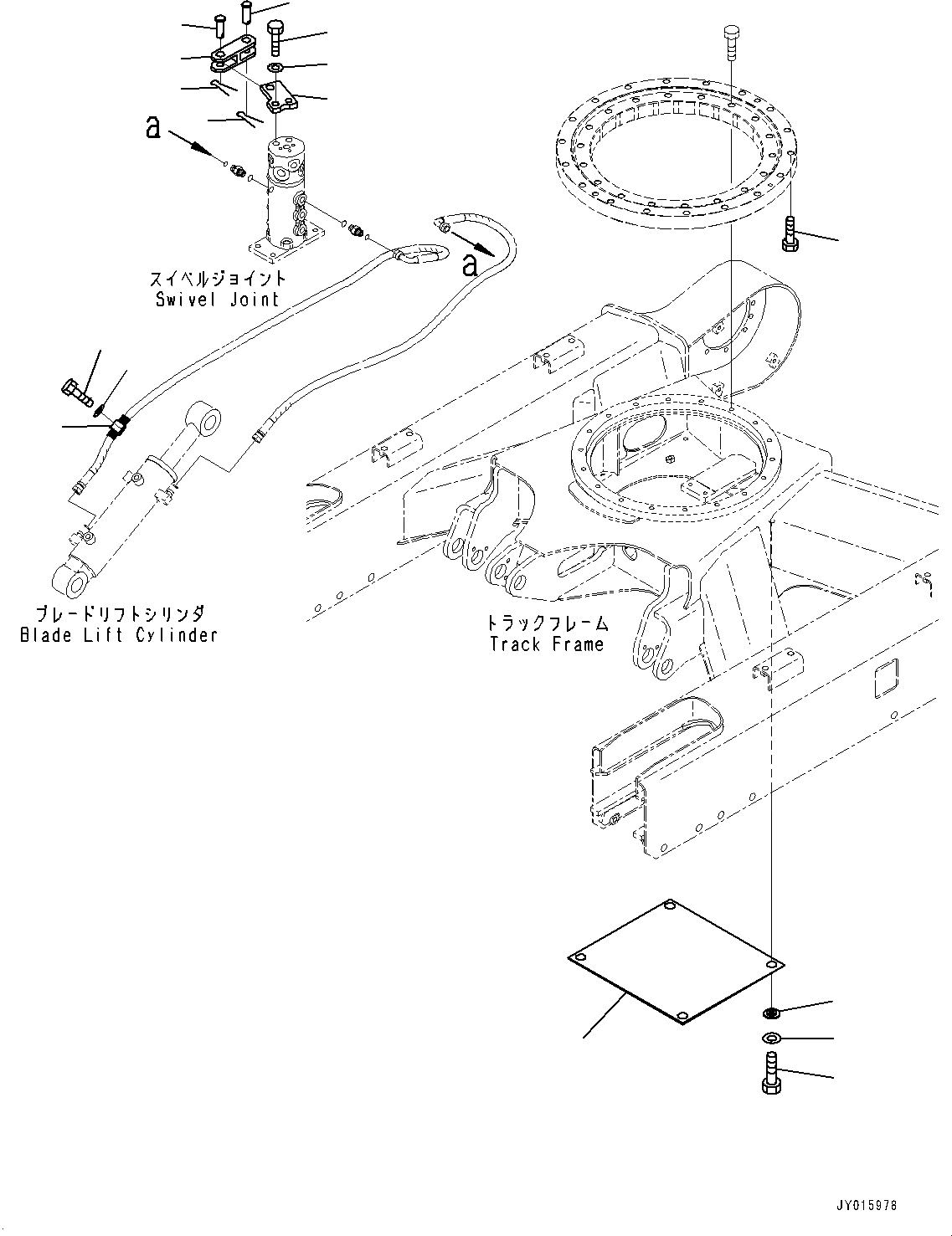 Схема запчастей Komatsu PC20MR-3 - ГУСЕНИЧНАЯ РАМА, КРЕПЛЕНИЕ (№9-) ГУСЕНИЧНАЯ РАМА, СКОРОСТЬ ДВИЖЕНИЯ УПРАВЛ-Е, SPEED ТИП, NARROW ШИР. ТИП, ДЛЯ KOREA