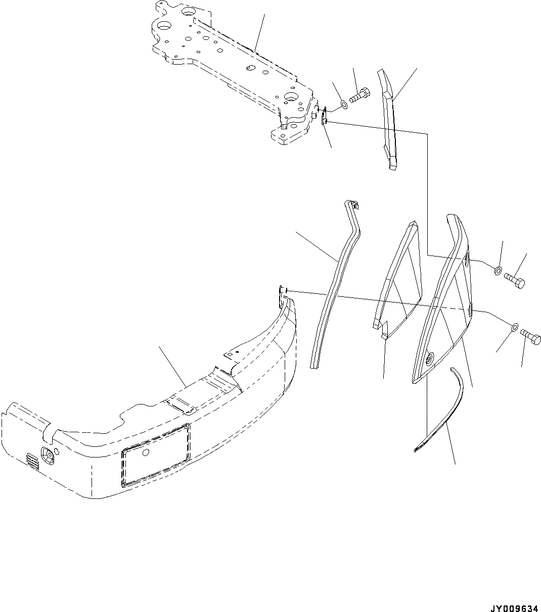 Схема запчастей Komatsu PC55MR-3 - КАПОТ, КРЫШКА(№-) КАПОТ, КРОМЕ ЯПОН., ДЛЯ СИСТЕМА ROPS