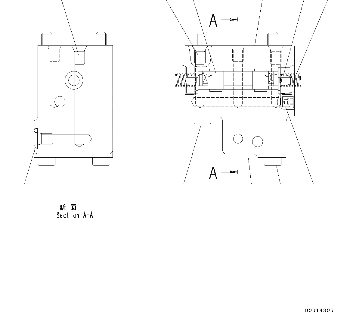 Схема запчастей Komatsu WA150-6 - HYDROSTATIC ТРАНСМИССИЯ (HST) НАСОС И МОТОР, HST НАСОС, КЛАПАН (№8-) HYDROSTATIC ТРАНСМИССИЯ (HST) НАСОС И МОТОР