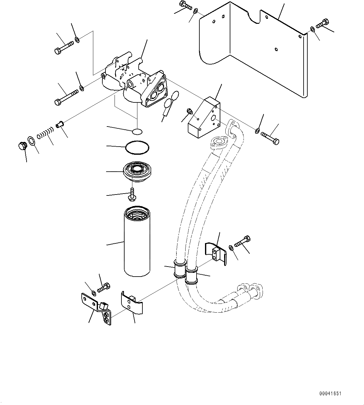 Схема запчастей Komatsu PC800-8E0 - КРЕПЛЕНИЕ ДВИГАТЕЛЯS, МАСЛ. ФИЛЬТР КРЕПЛЕНИЕ ДВИГАТЕЛЯS