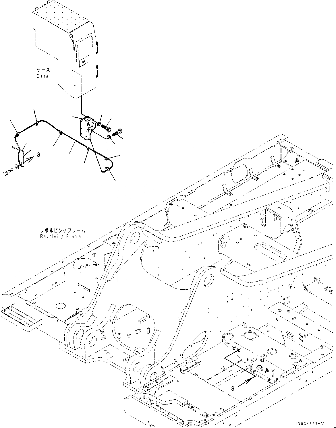 Схема запчастей Komatsu PC800-8E0 - ОМЫВАТЕЛЬ СТЕКЛА ОМЫВАТЕЛЬ СТЕКЛА
