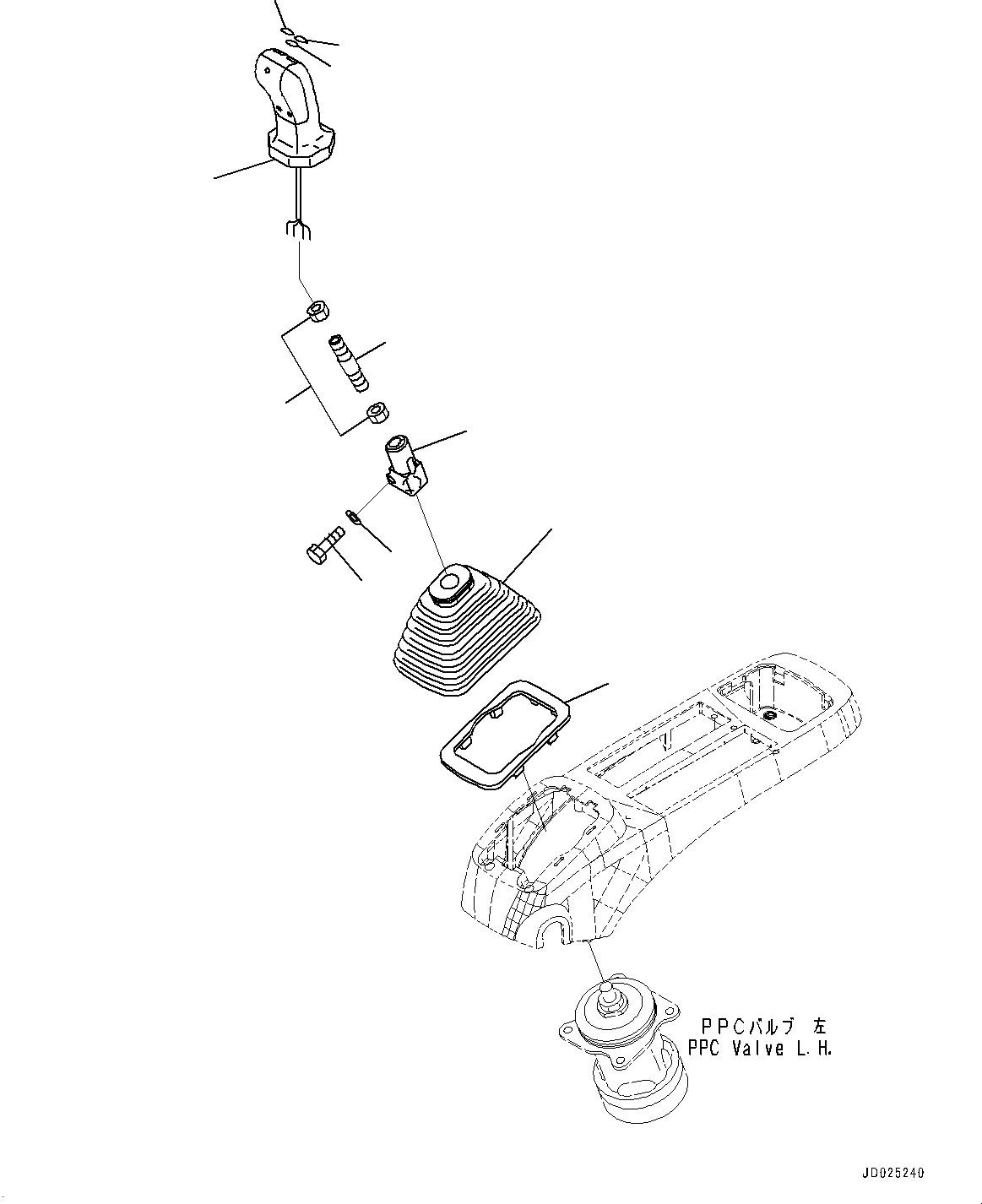 Схема запчастей Komatsu PC800-8E0 - КАБИНА, EOPS КАБИНА, ПОЛ, РЫЧАГ, LHS (/) КАБИНА, EOPS КАБИНА