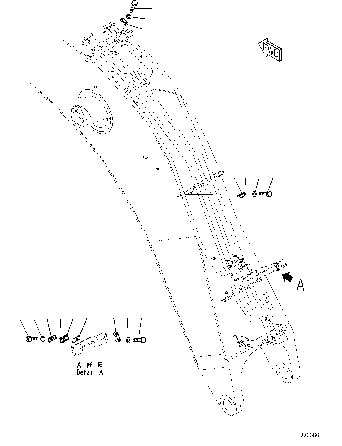 Схема запчастей Komatsu PC800-8E0 - СТРЕЛА, 8MM, (CLV), ЦИЛИНДР РУКОЯТИТРУБЫ (7/7) СТРЕЛА, 8MM, (CLV), ЦИЛИНДР РУКОЯТИТРУБЫ